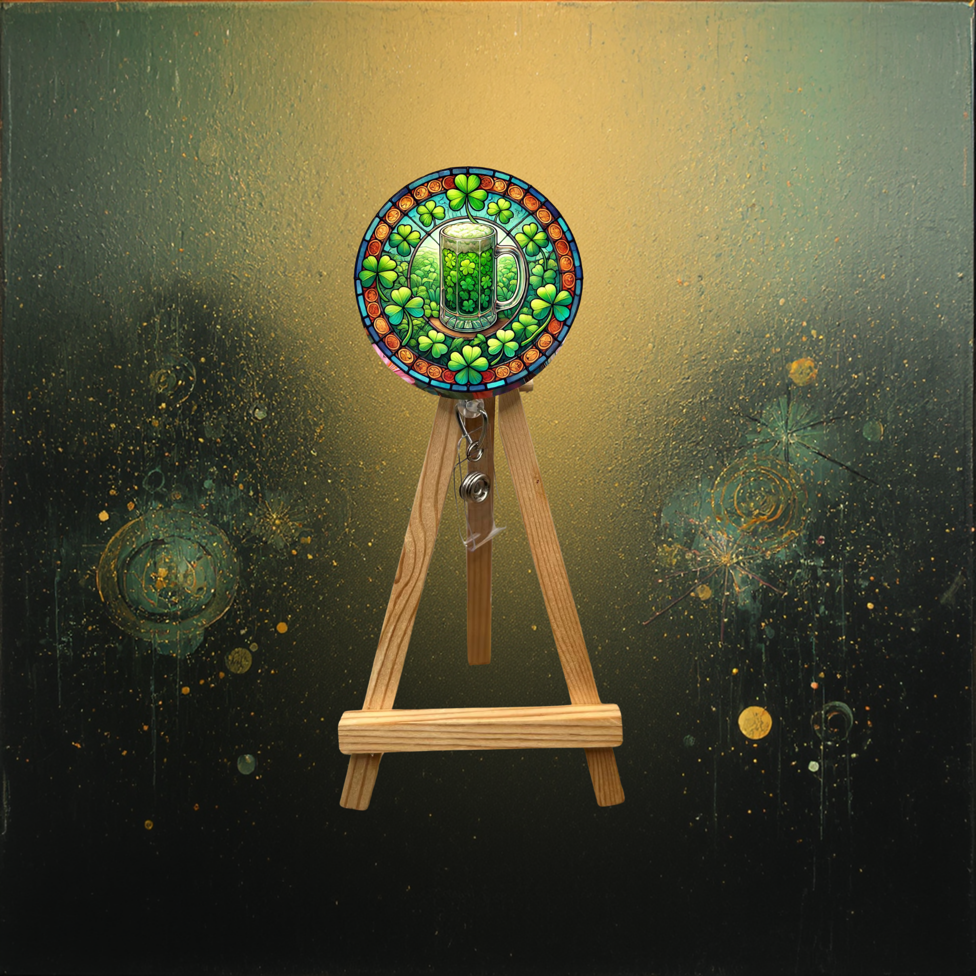 Lucky Charm Badge Pull for St. Patrick’s Day