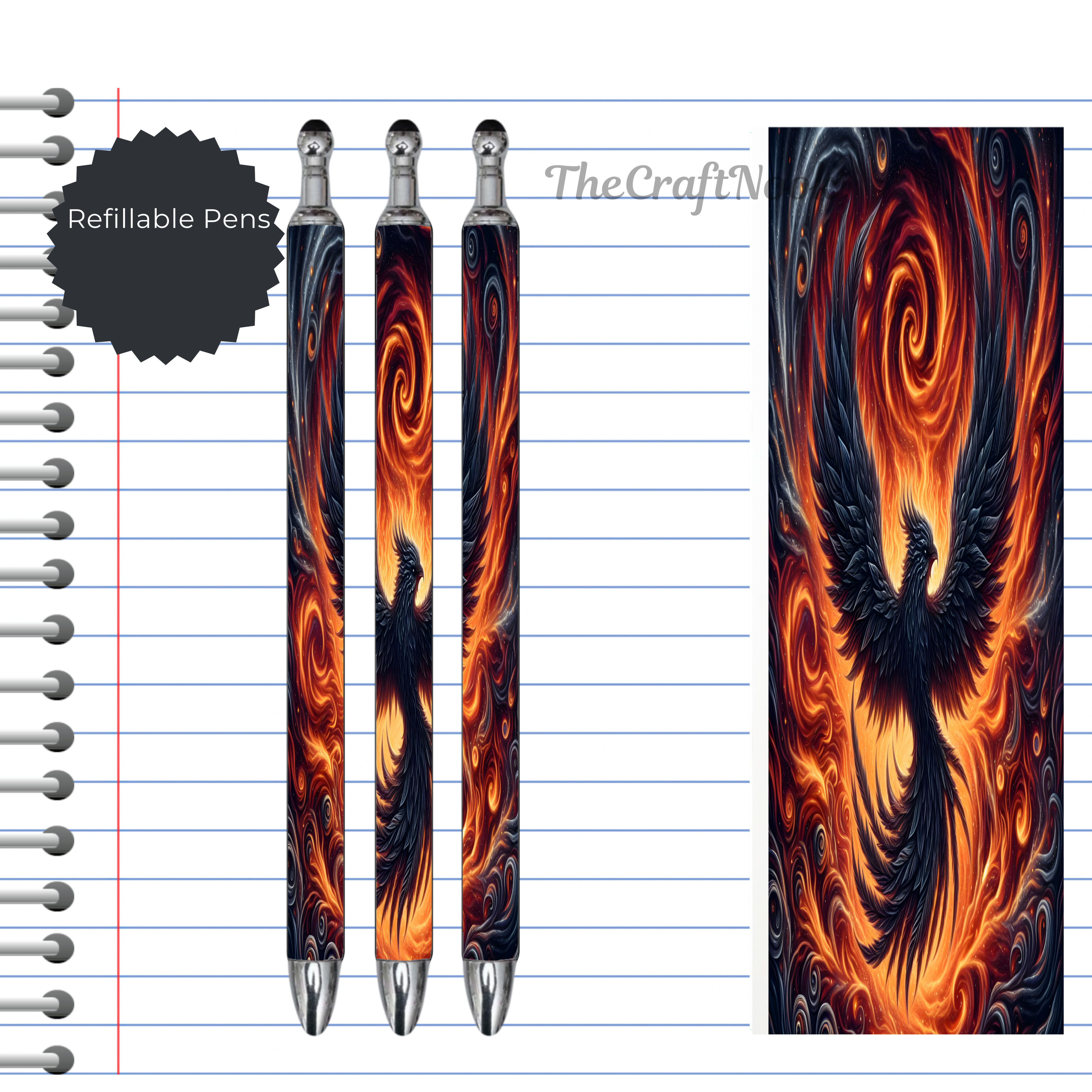 Phoenix Refillable Pens, multiple options and Images available.