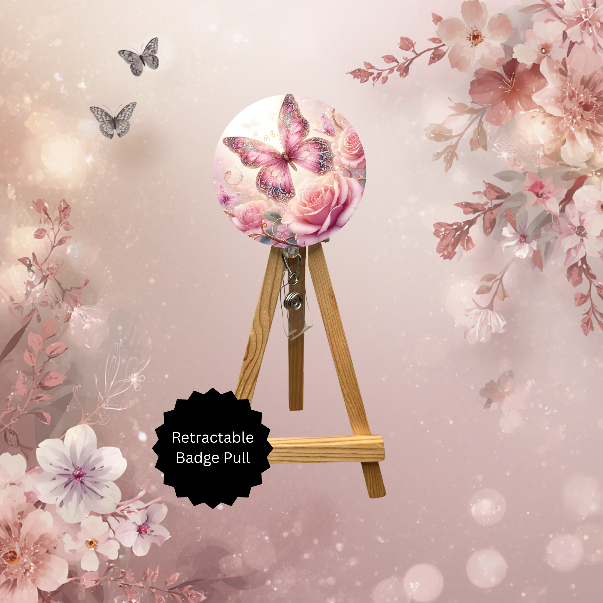 Butterfly badge pulls. Multiple Images available