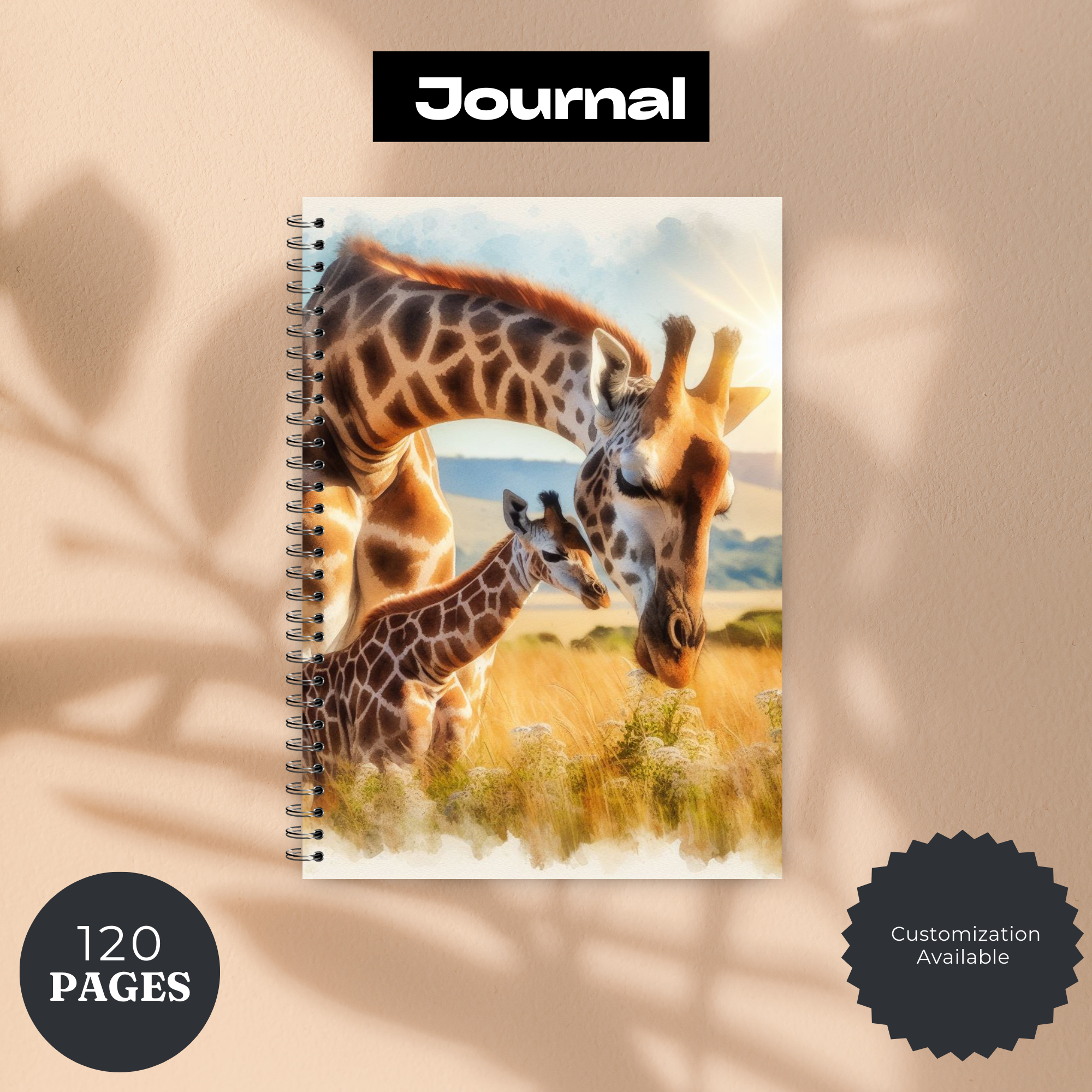 Tall & Kind Giraffe Writing Journal
