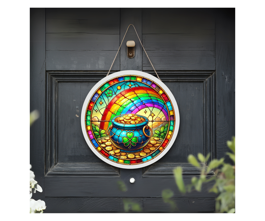 Lucky Charm Front Door Sign – St. Patrick’s Day Edition