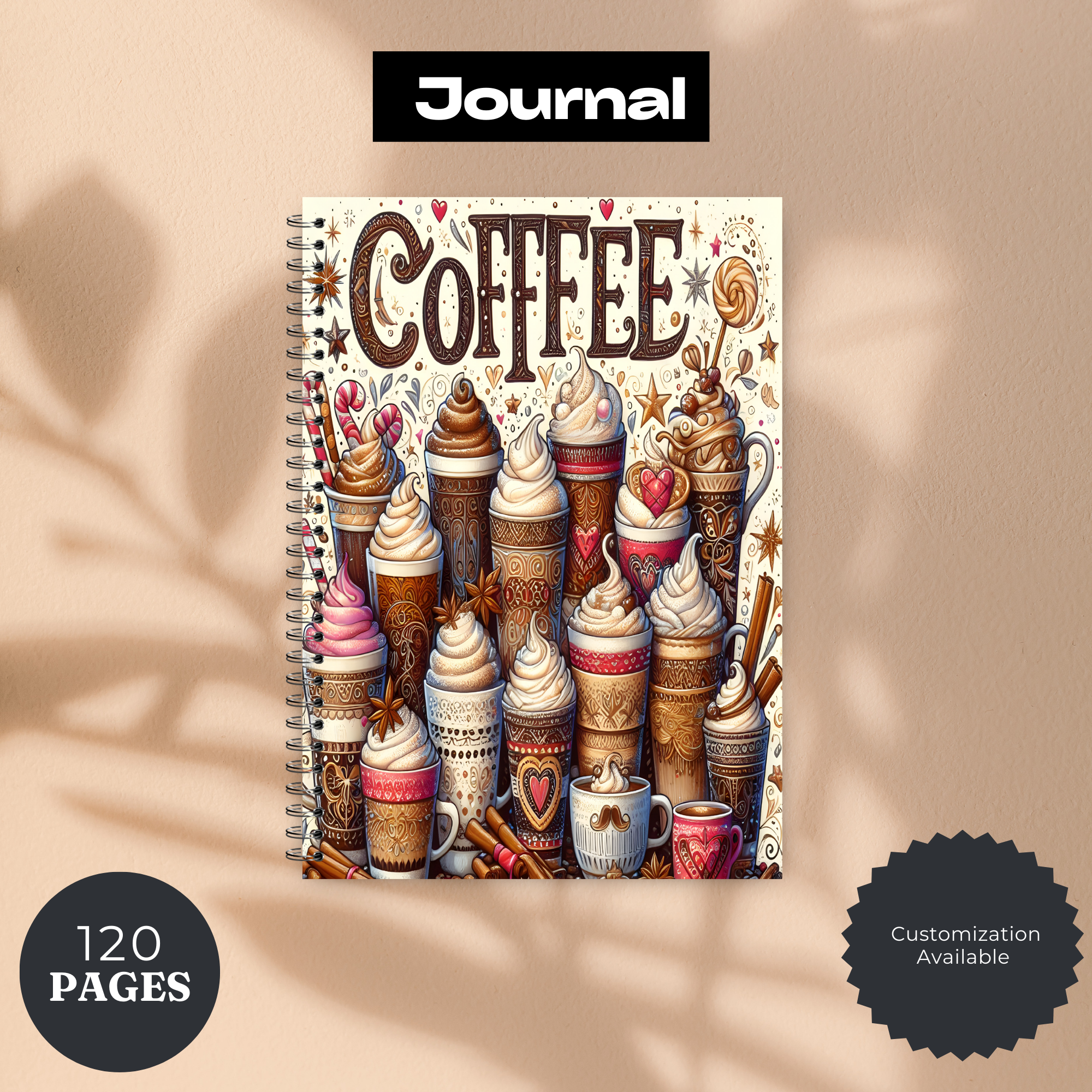 Brew‑tiful Thoughts Coffee Journal