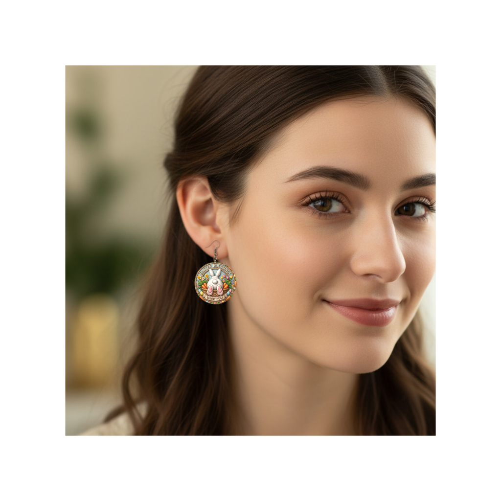 Easter Blessings – Bunny Hugs Earrings