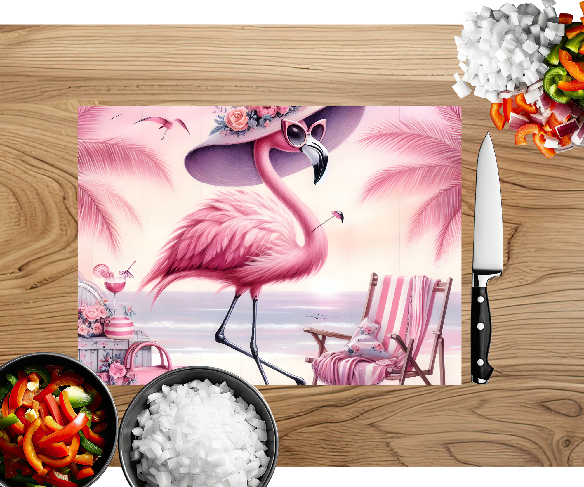 Flamingle & Chop Cutting Boards