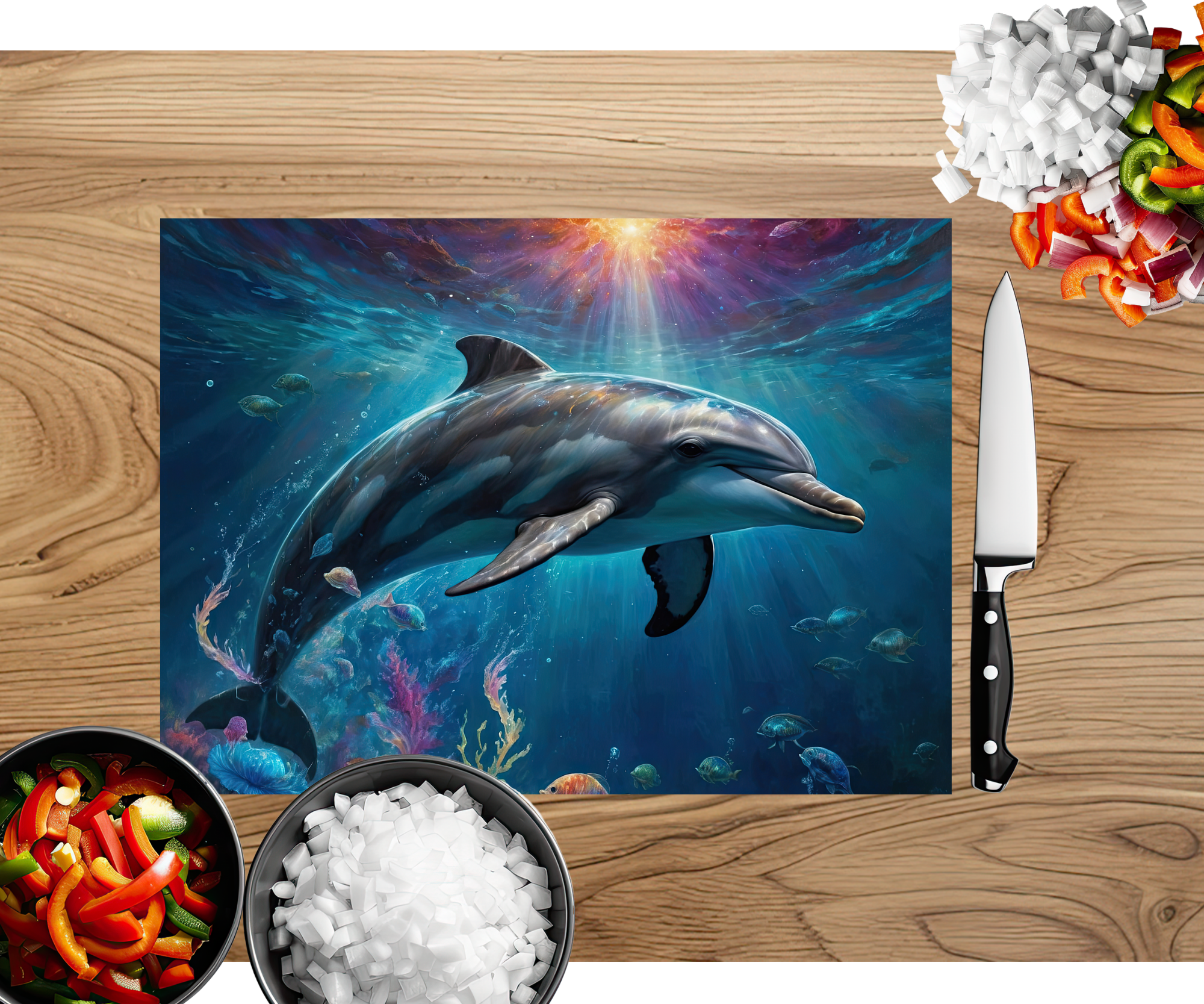Make a Splash Dolphin Cutting Board