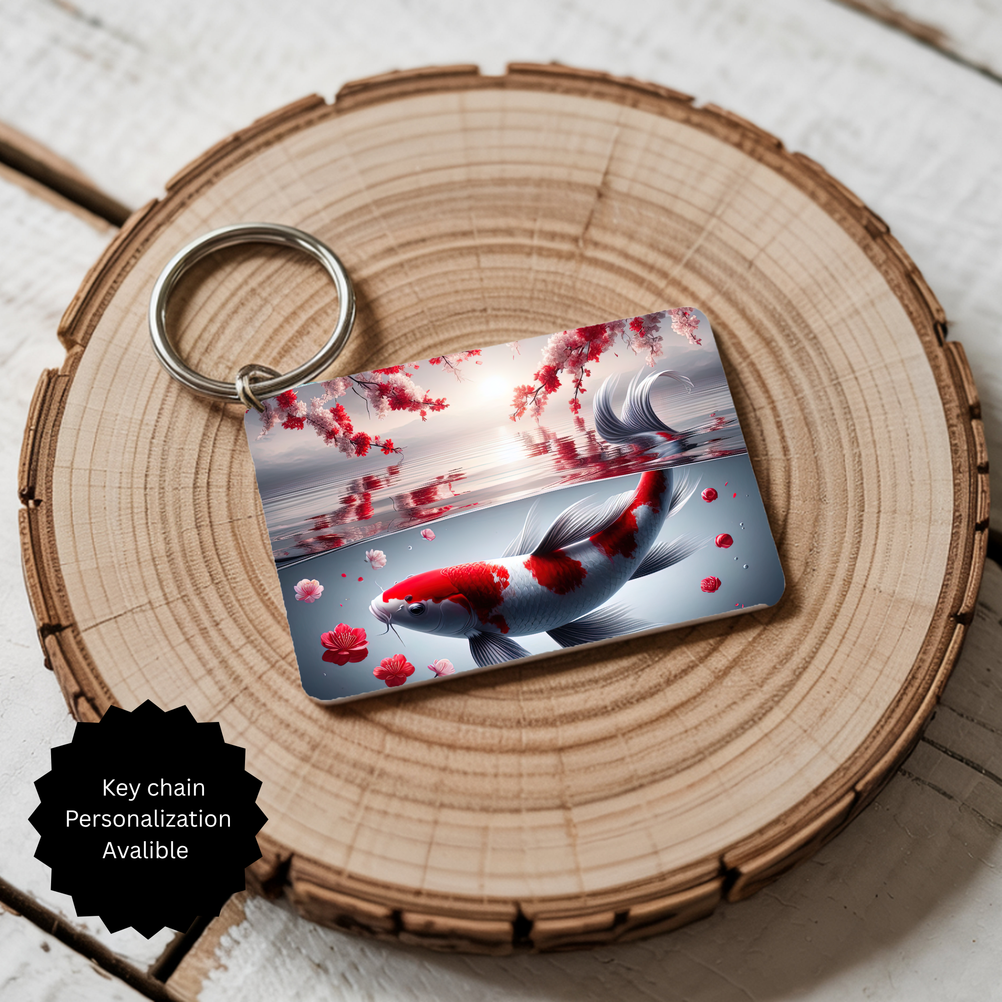 Koi Fish Keychain
