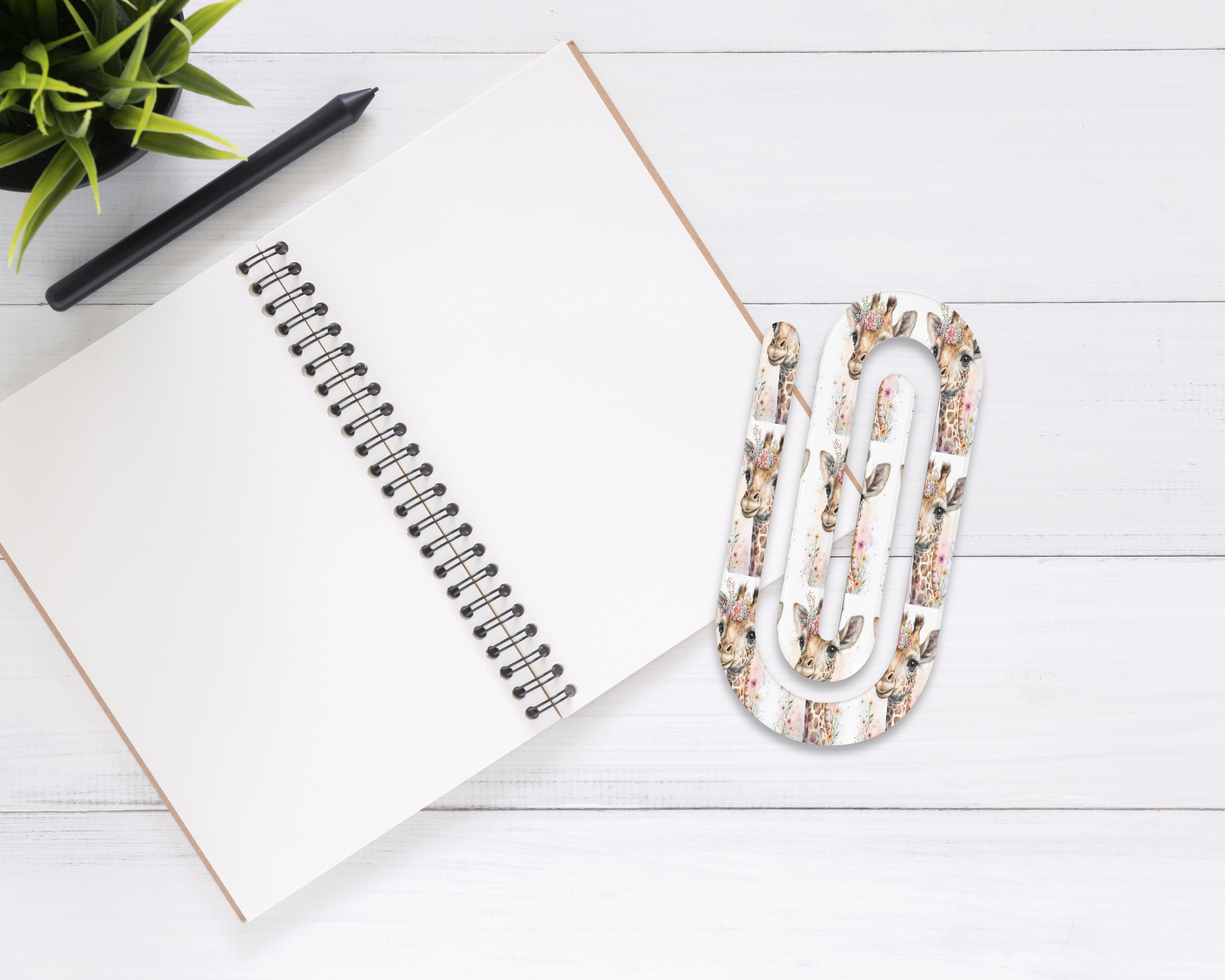 Happy Little Giraffe Planner Clips