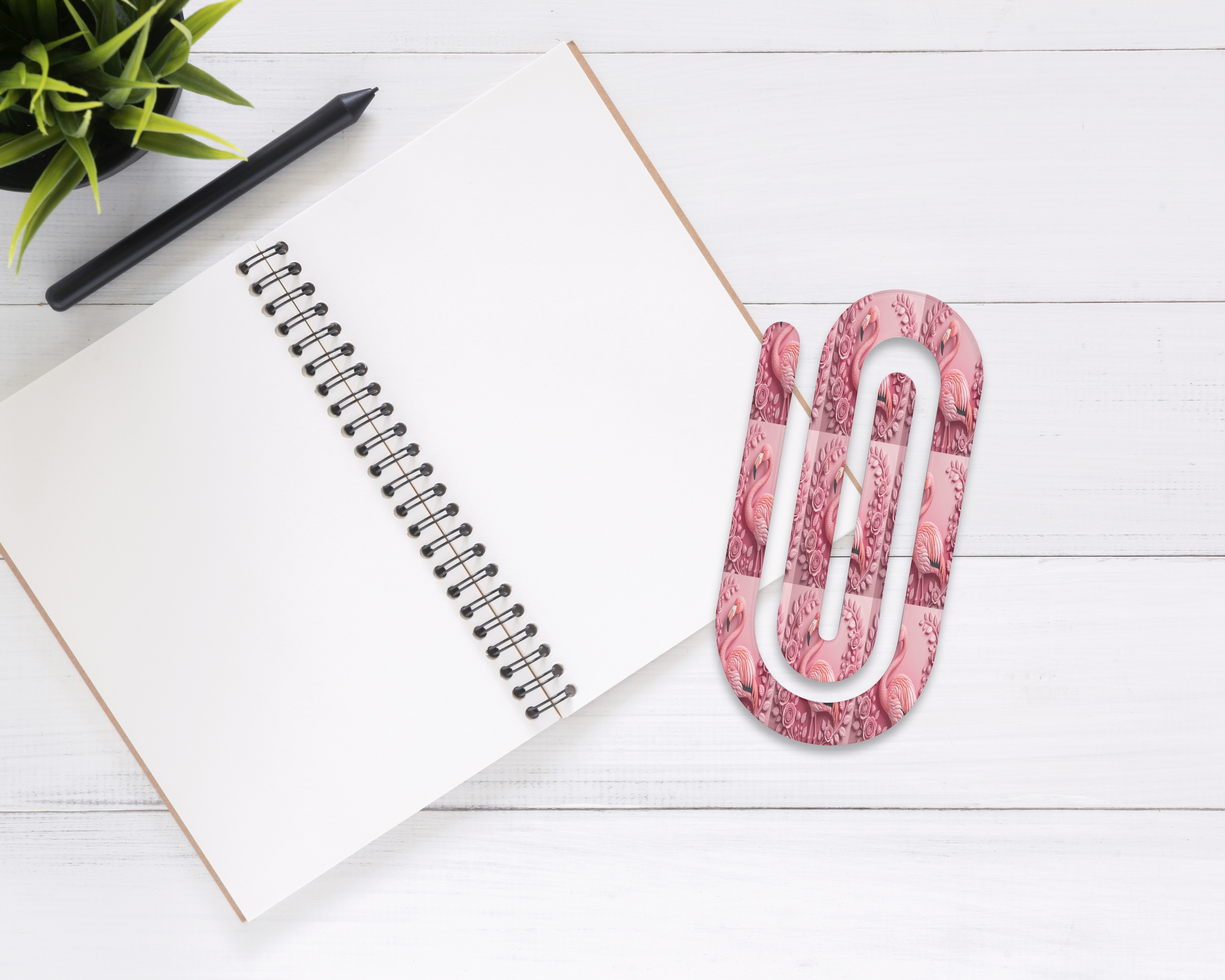 Flamingle Your Papers Jumbo Clips