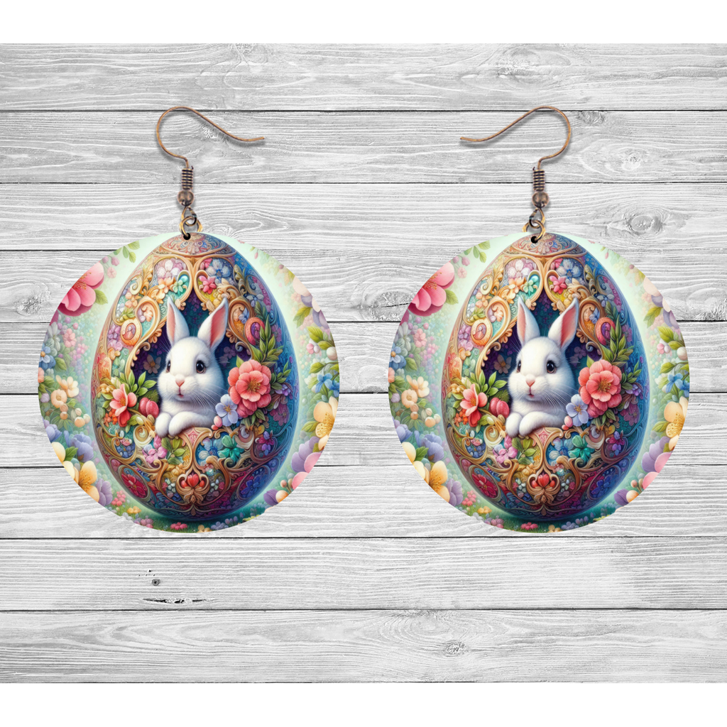 Elegant Easter Bunny Earrings