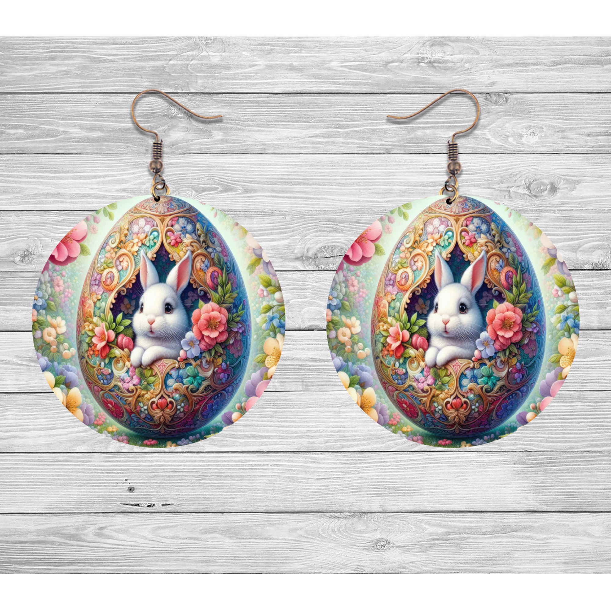 Elegant Easter Bunny Earrings