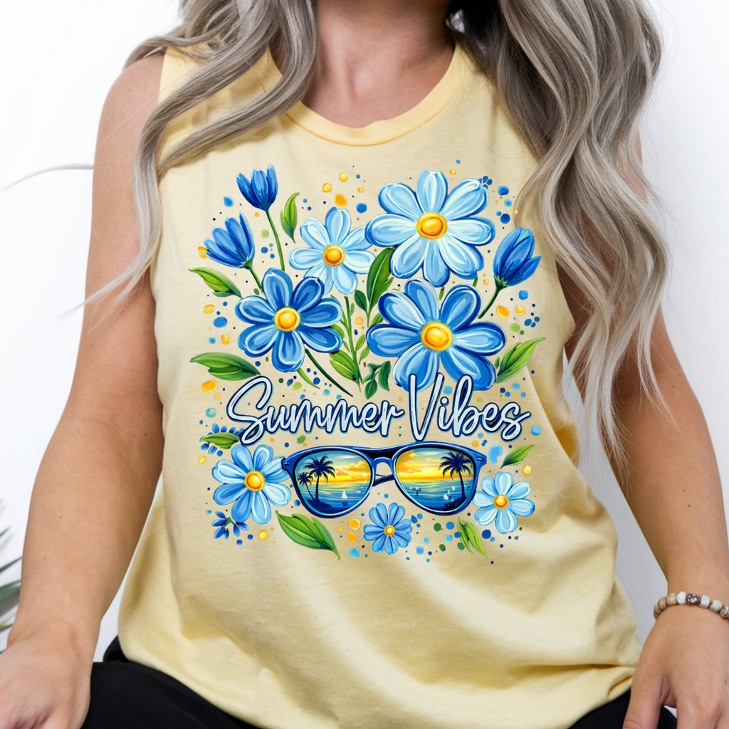 Summer Vibe Tank – Garment-Dyed Comfort Colors Tank