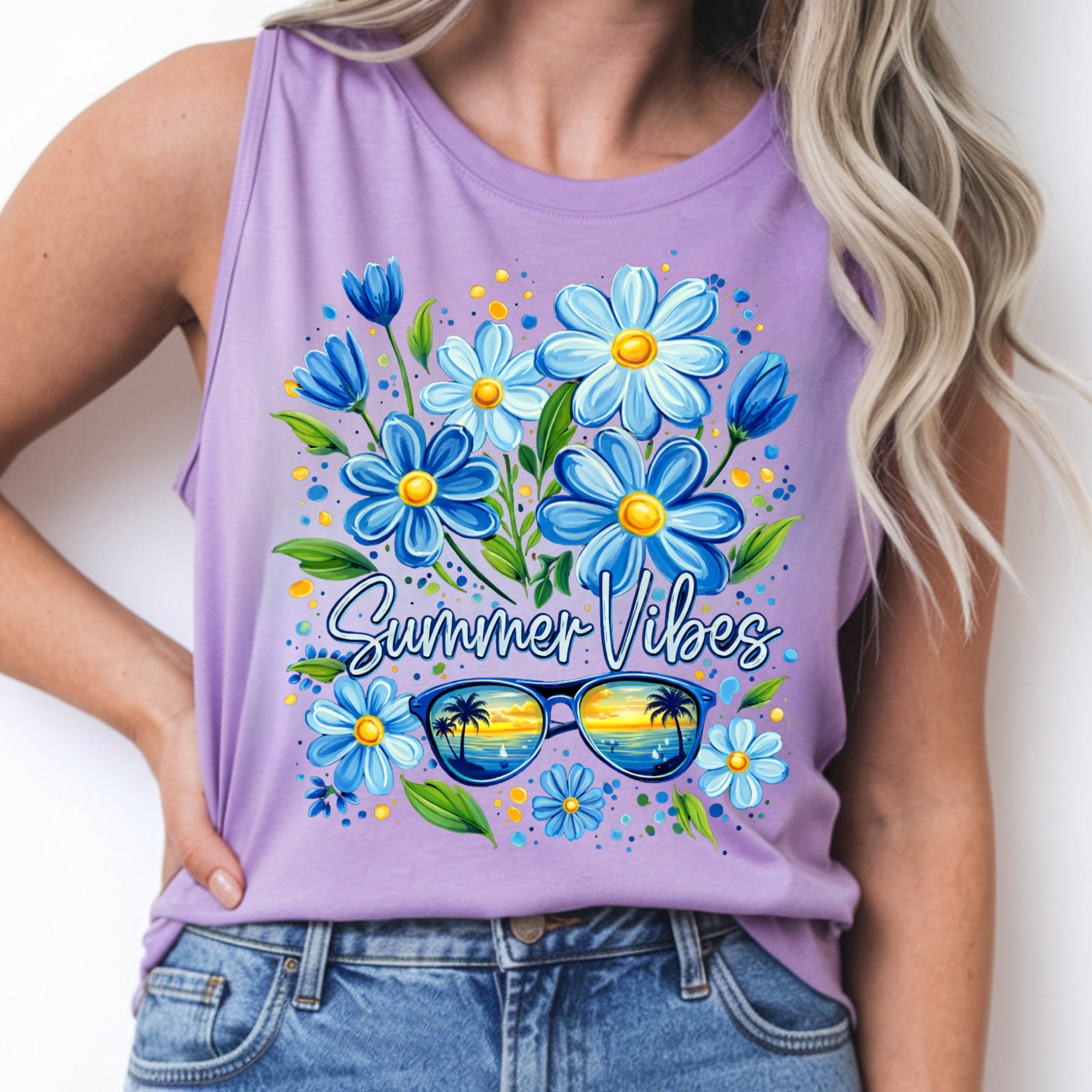 Summer Vibe Tank – Garment-Dyed Comfort Colors Tank