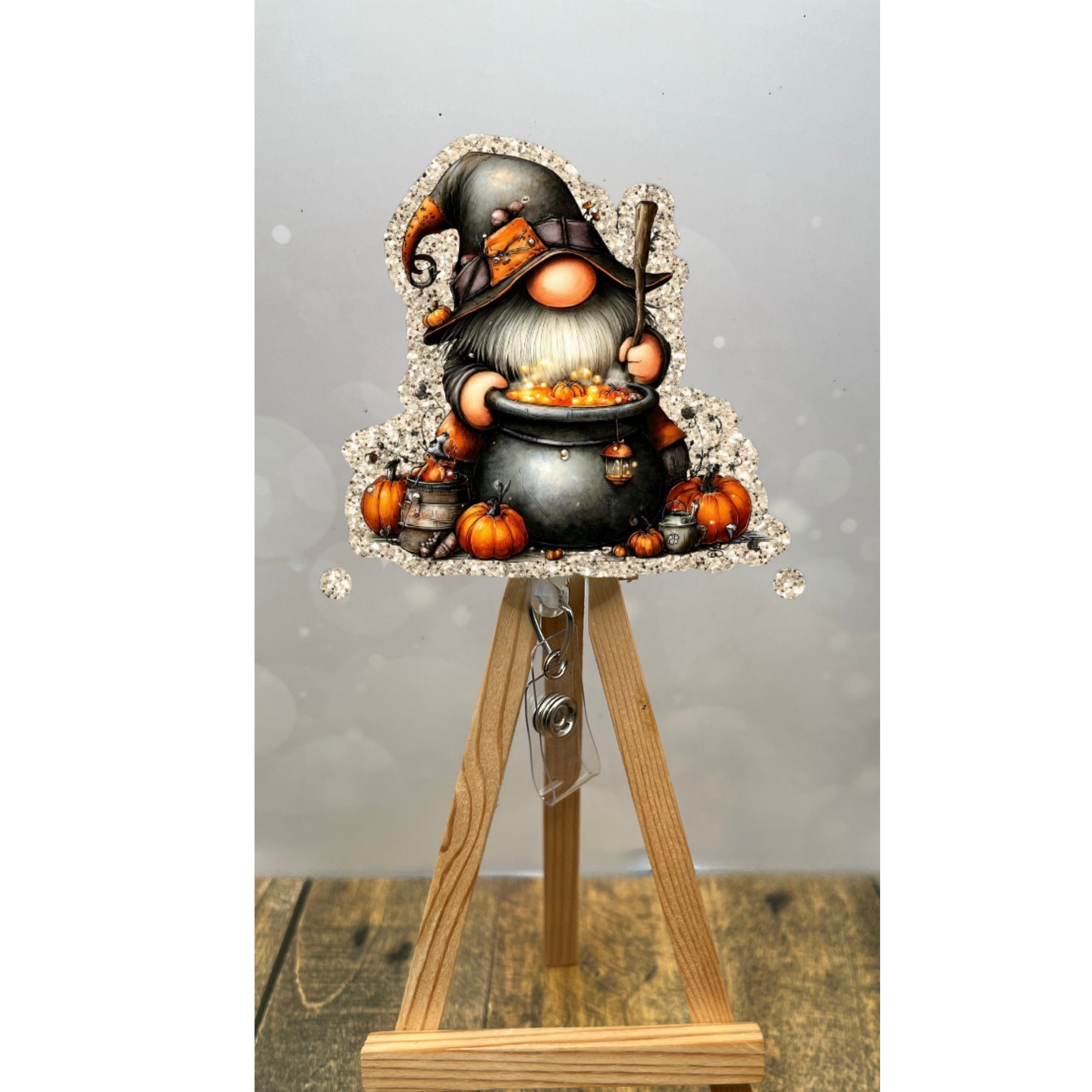 Cauldron Gnome Badge Pull