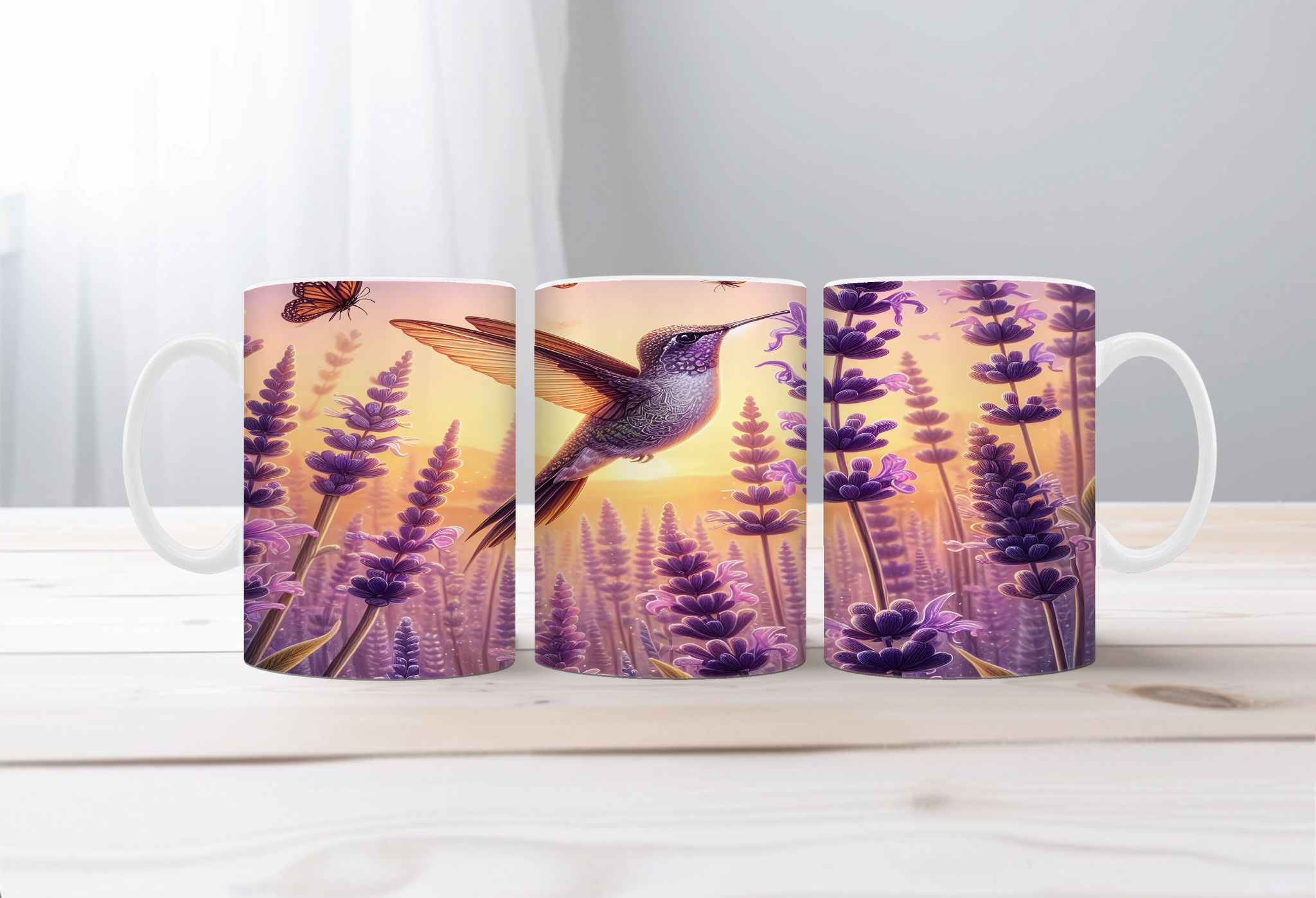 Sip with a Little Flutter Hummingbird Mugs. Two Sizes and Multiple images to choose from.