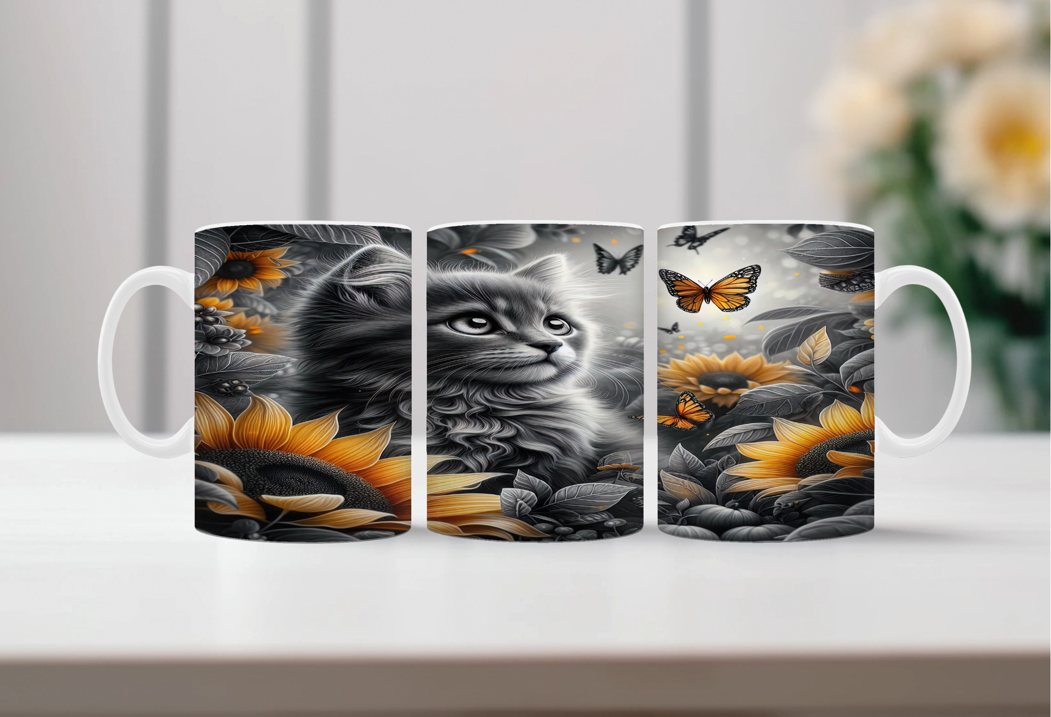 Cattitude Coffee Mugs