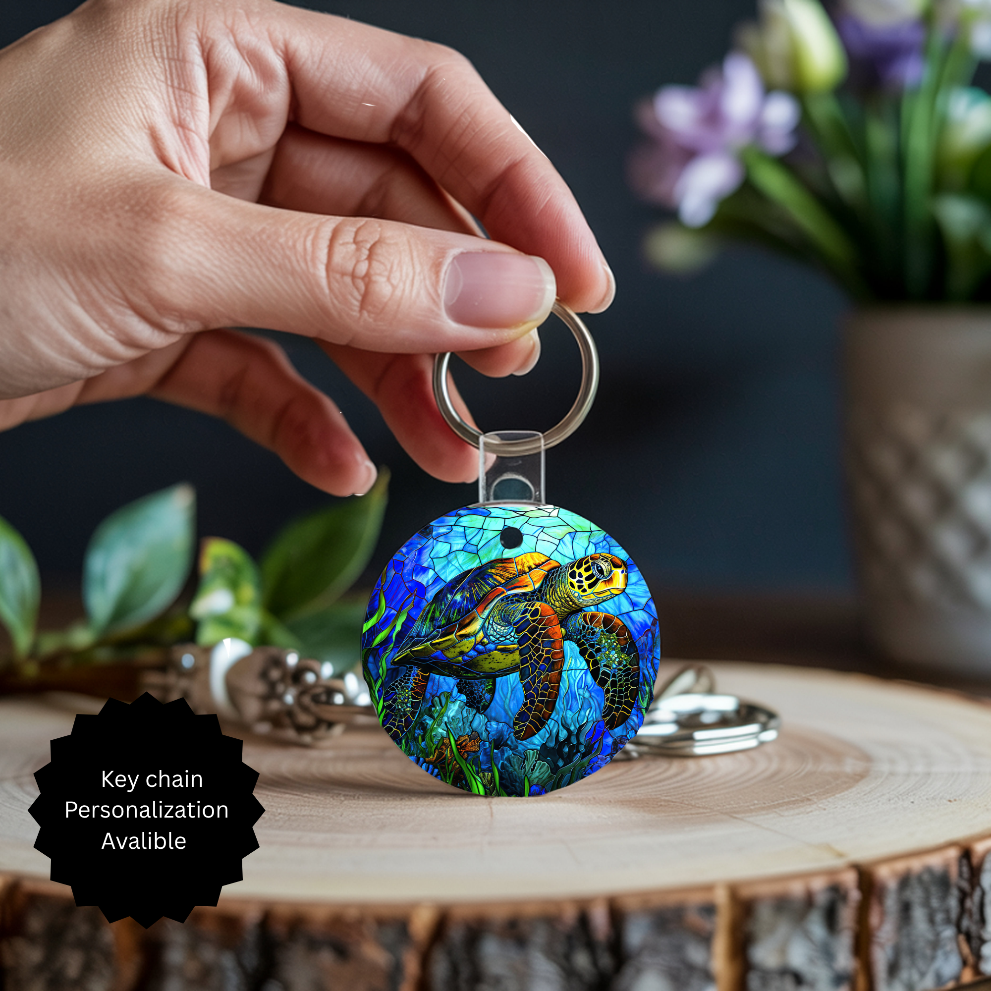 Sea Turtle Keychain