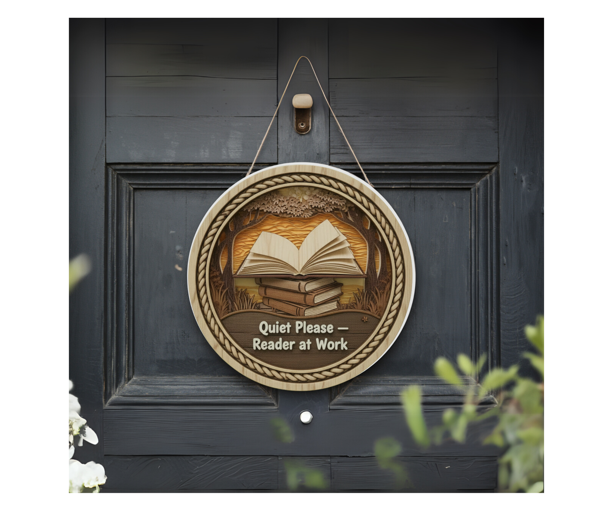 Book Nook Door Signs