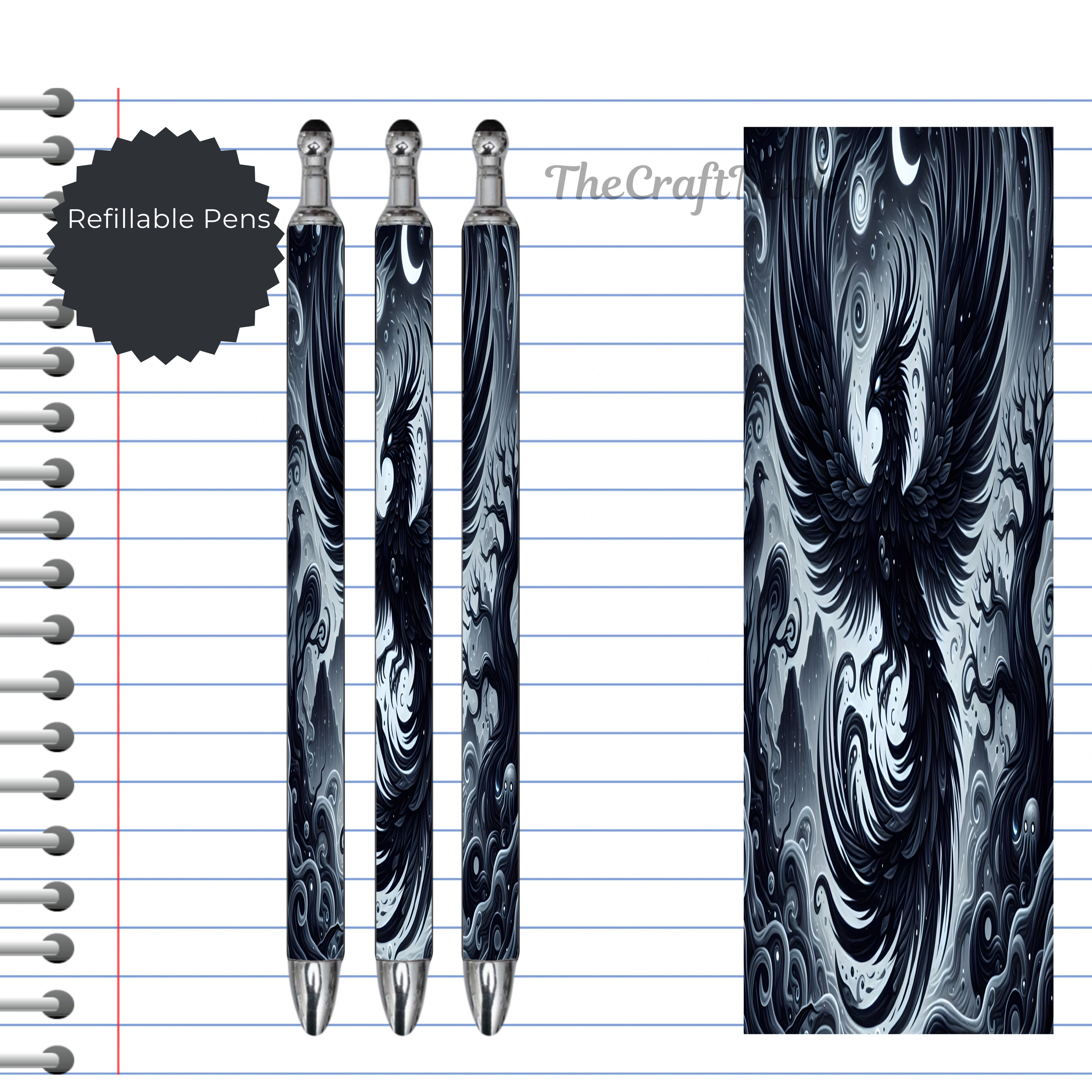 Phoenix Refillable Pens, multiple options and Images available.