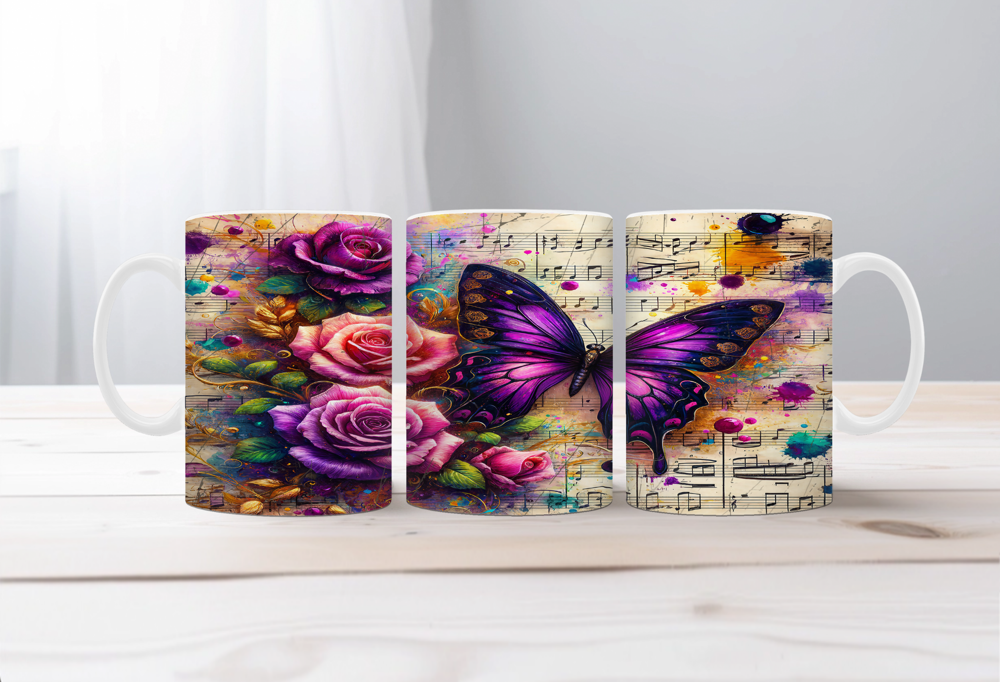 Butterfly Mugs. Two Sizes and Multiple images to choose from.