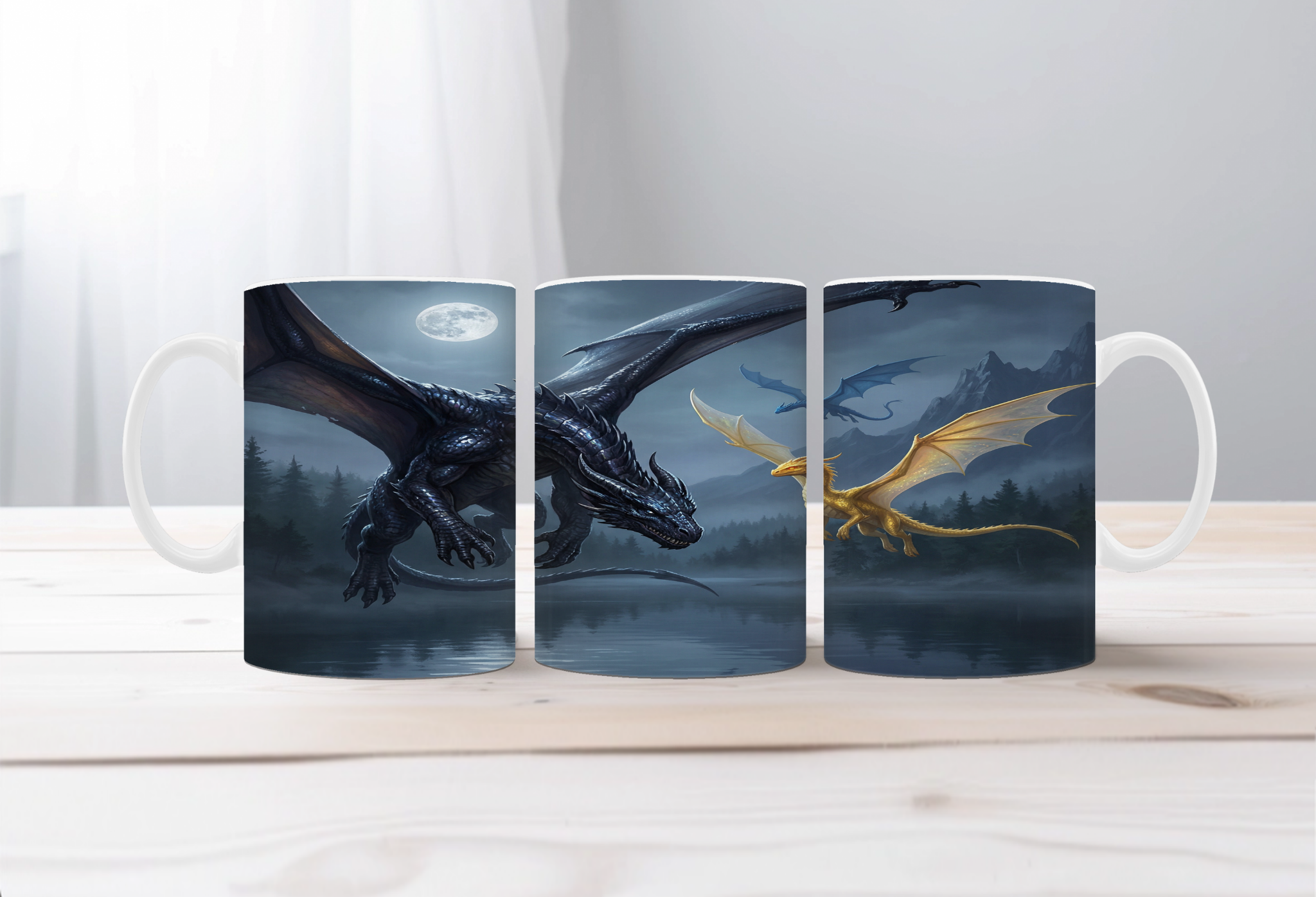 Majestic Dragon Scales Coffee Mug