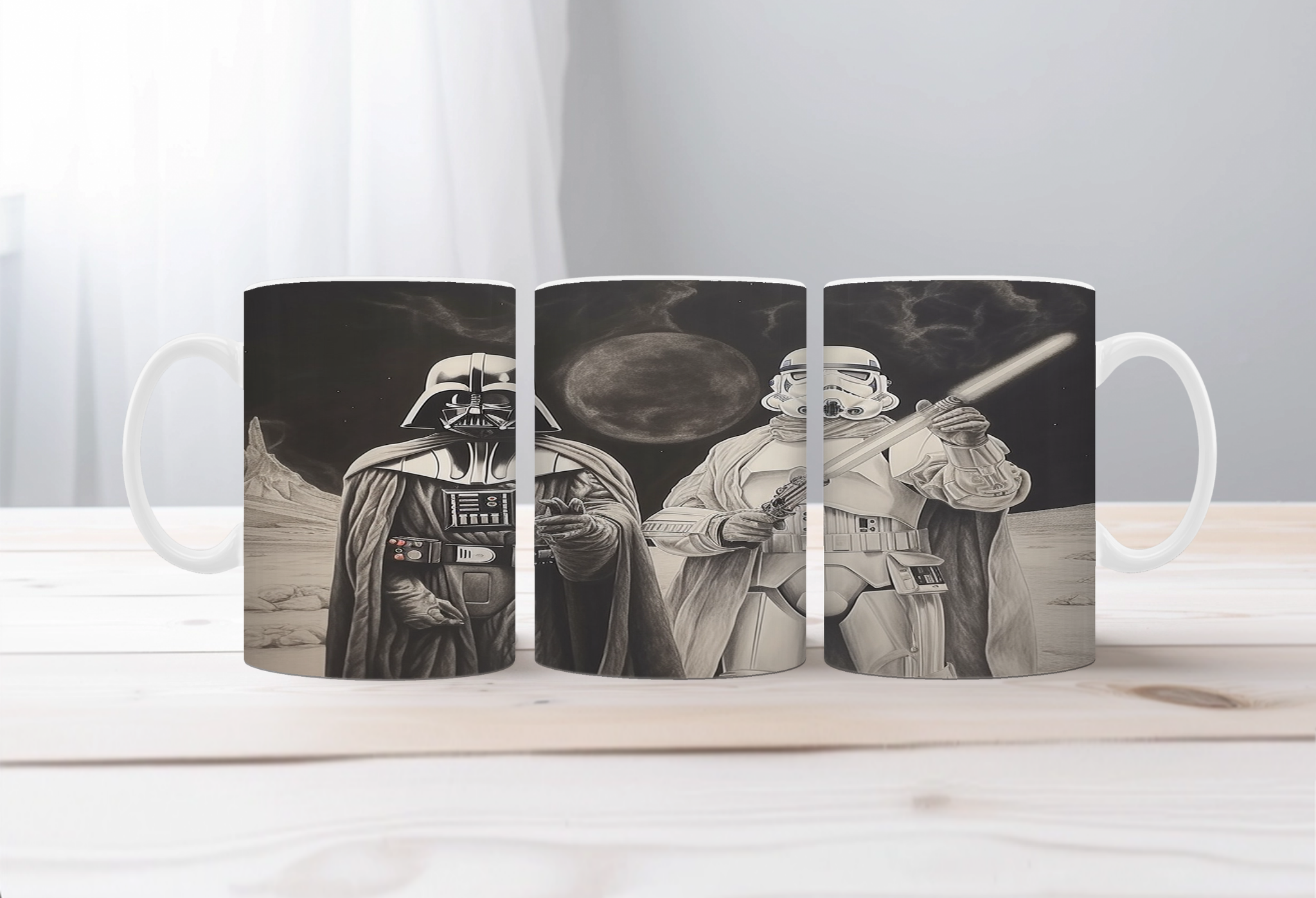 Vader image Coffee Mugs. Start your morning on the Dark Side — in the best way.