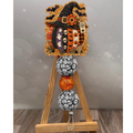 Patchwork Pumpkin Badge Pull