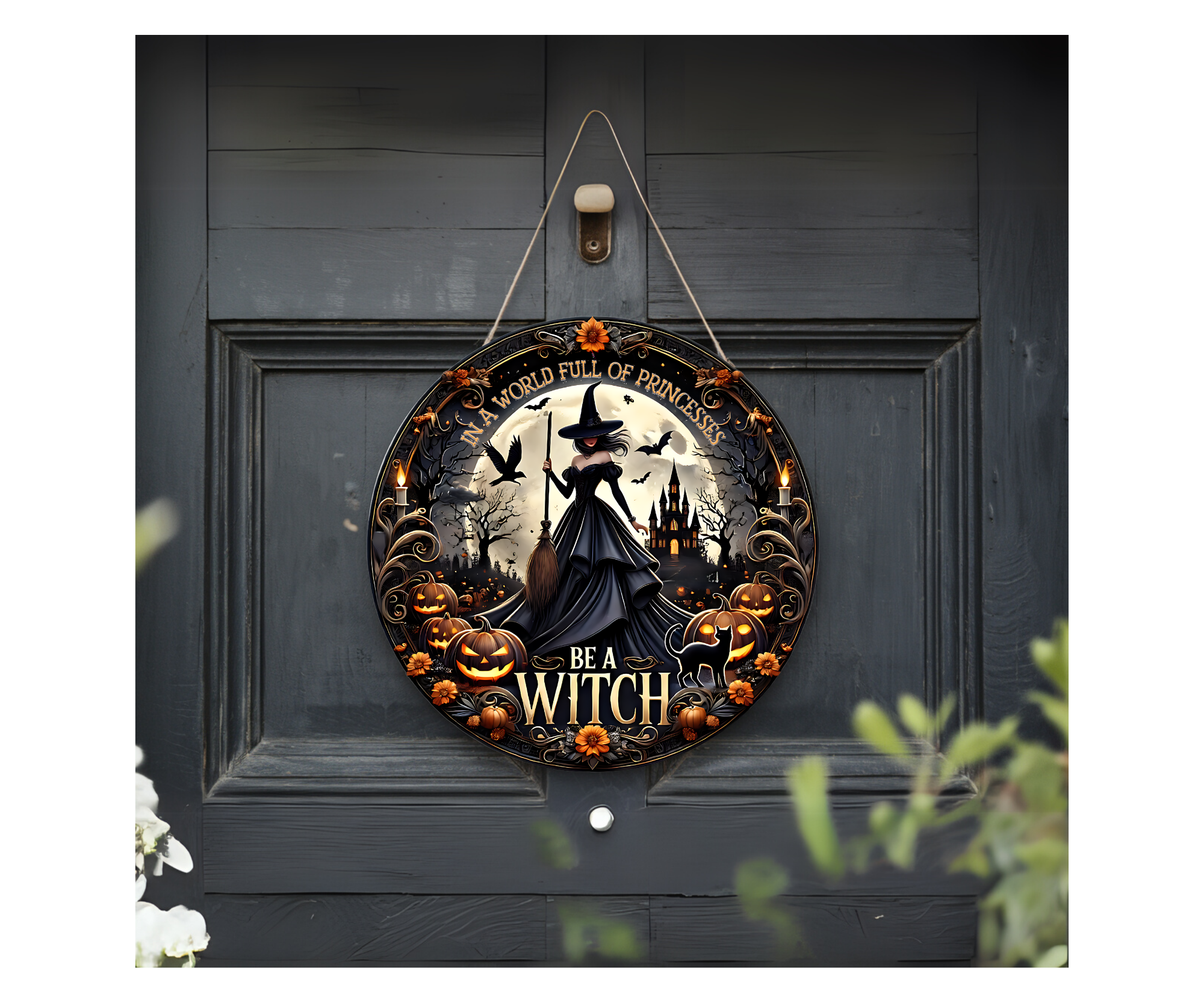 Spooky season Halloween Door signs