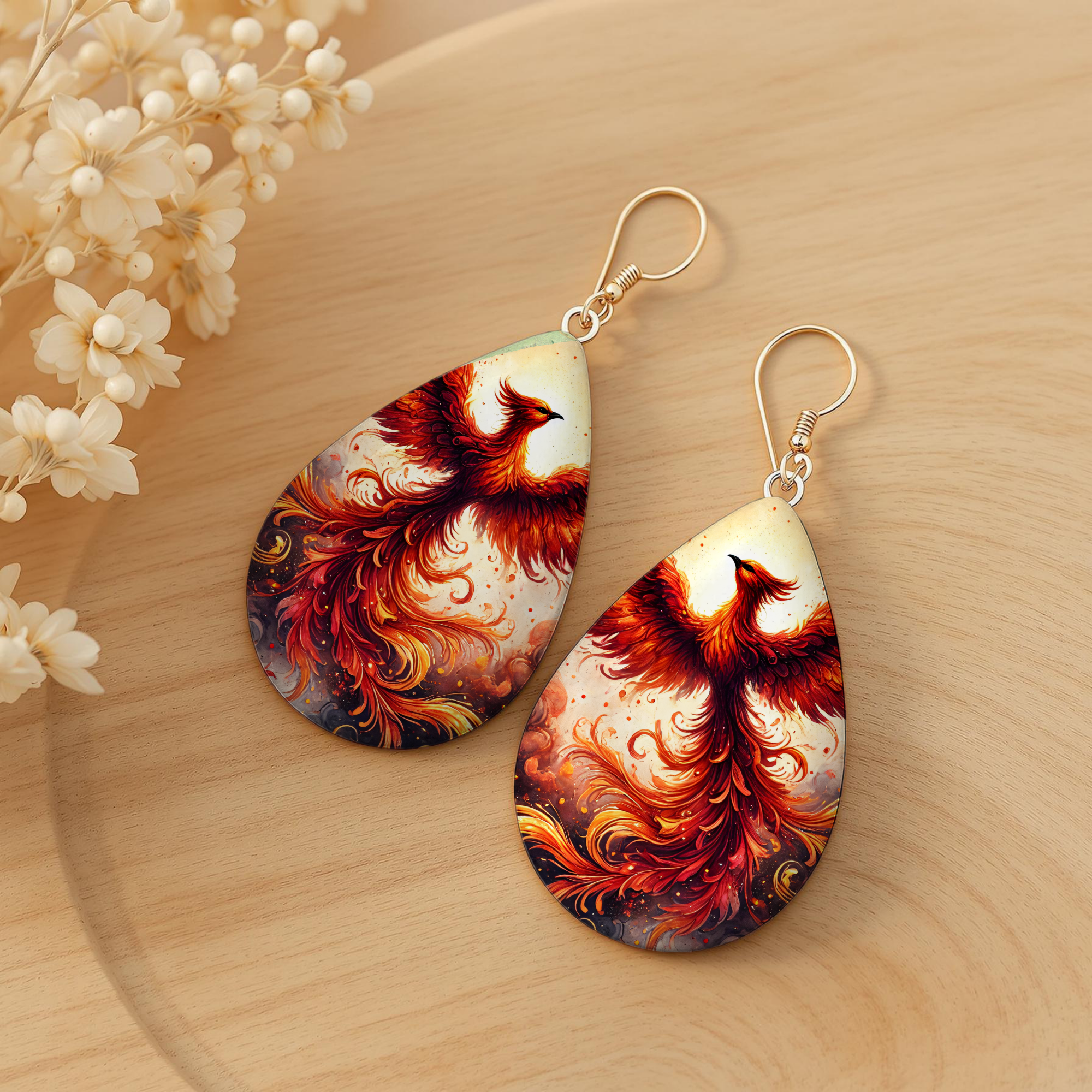 Phoenix Teardrop Earrings