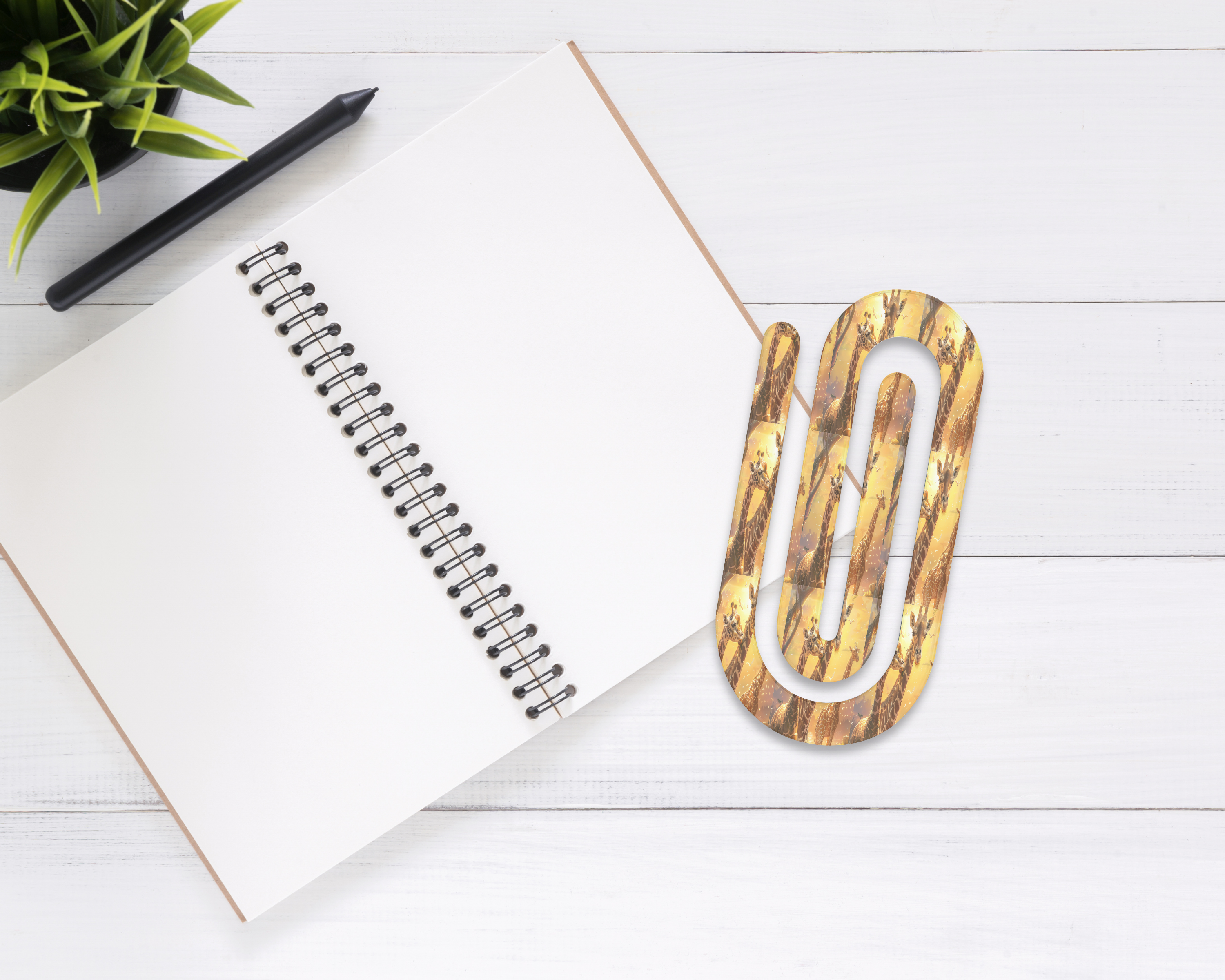 Happy Little Giraffe Planner Clips