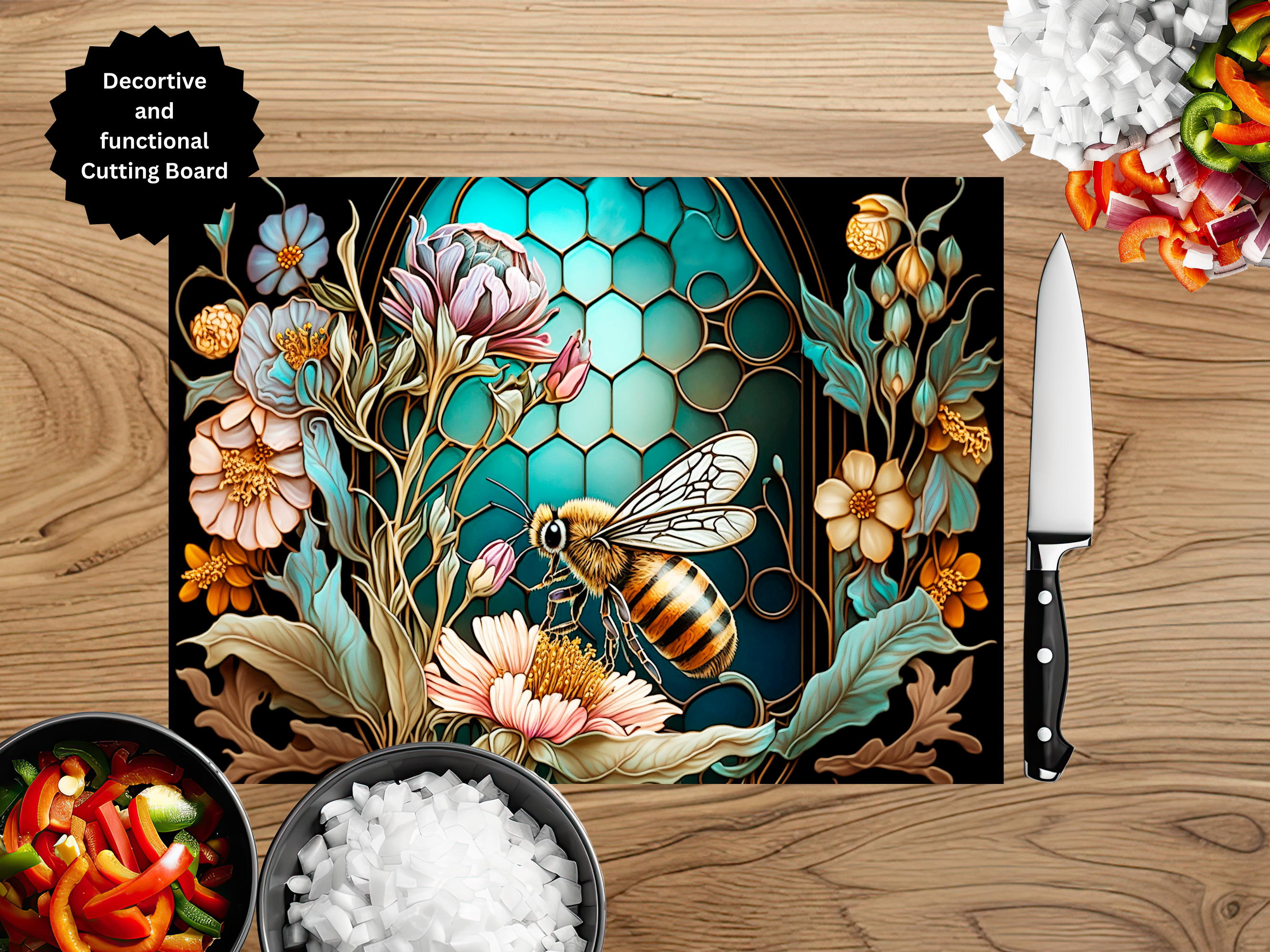 Honeybee Cutting board