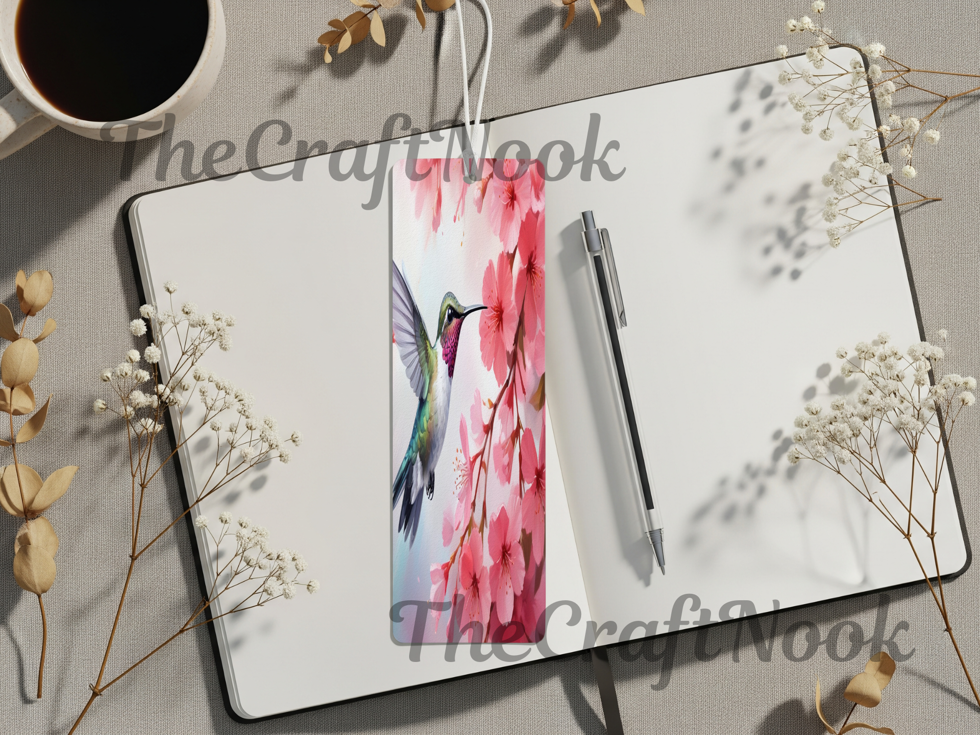 Aluminum Metal Bookmarks, Hummingbird Images Let your next chapter bloom. 🌺✨