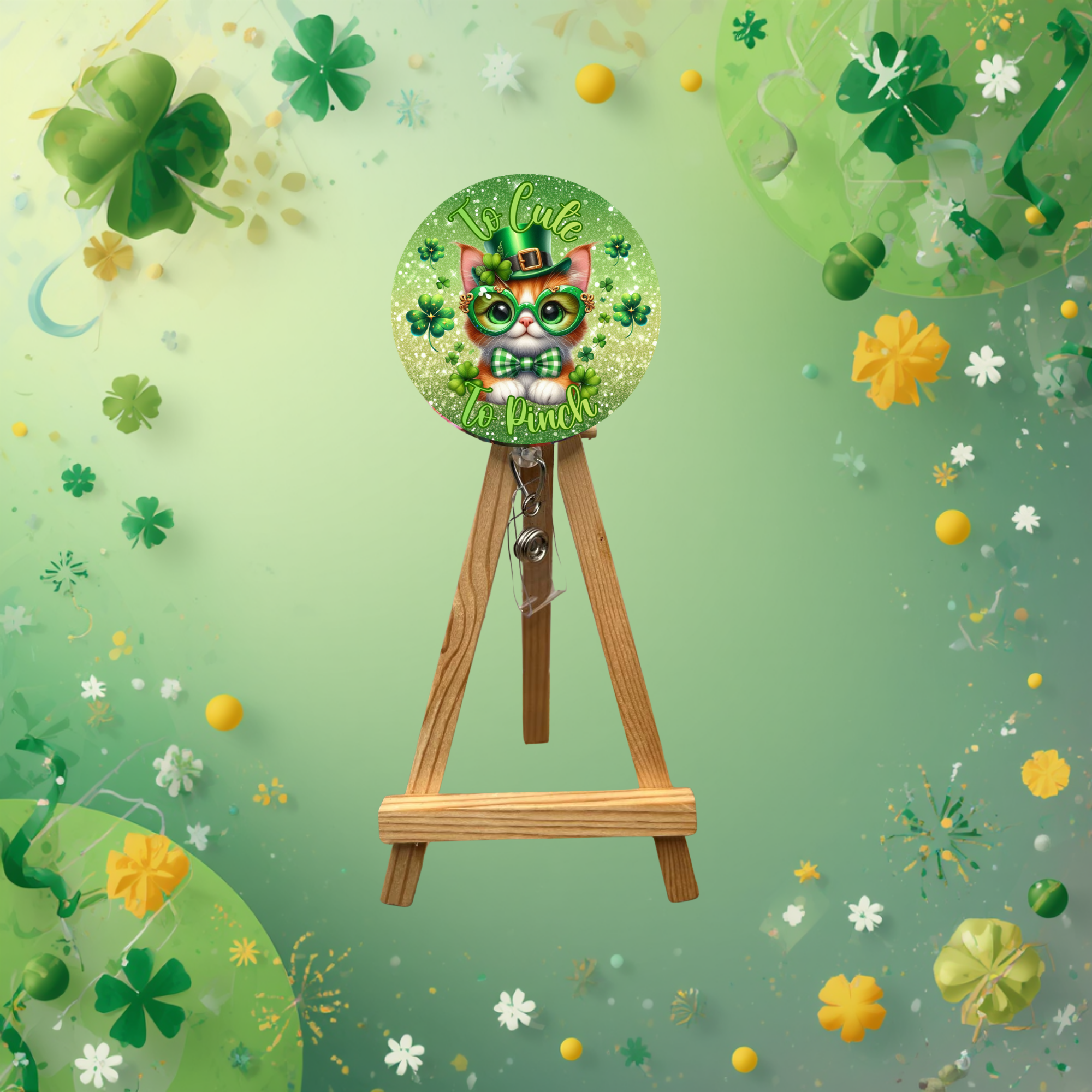 Lucky Charm Badge Pull for St. Patrick’s Day