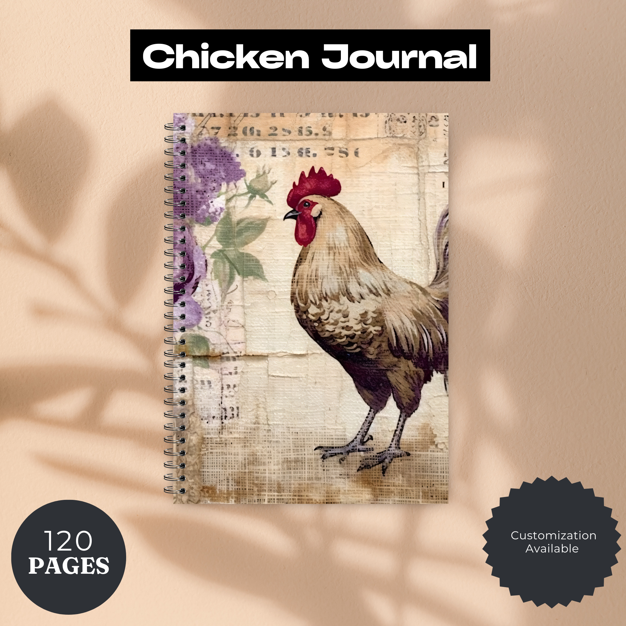 Cluck & Create Chicken Journals