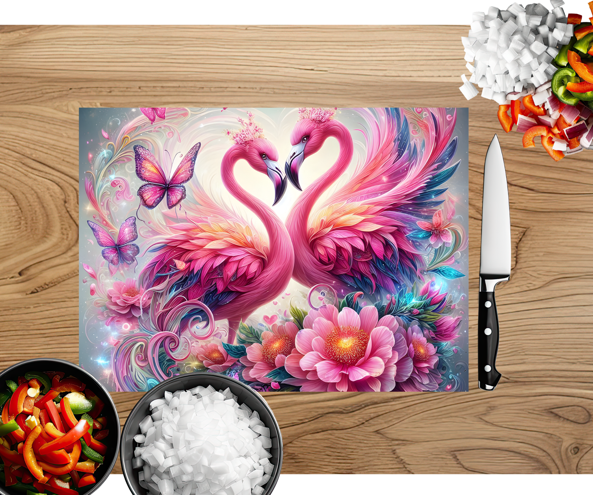 Flamingle & Chop Cutting Boards