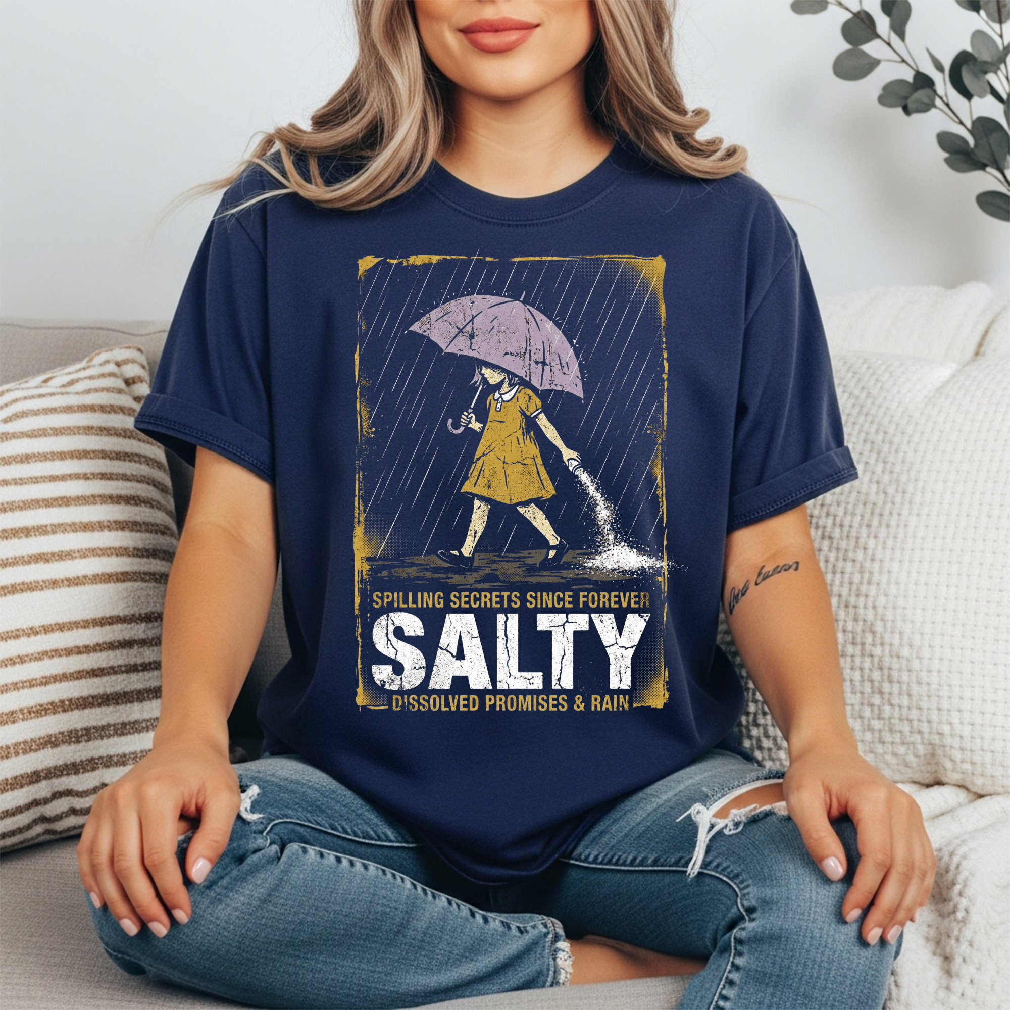 Salty Tee – Unisex Softstyle Graphic T-Shirt