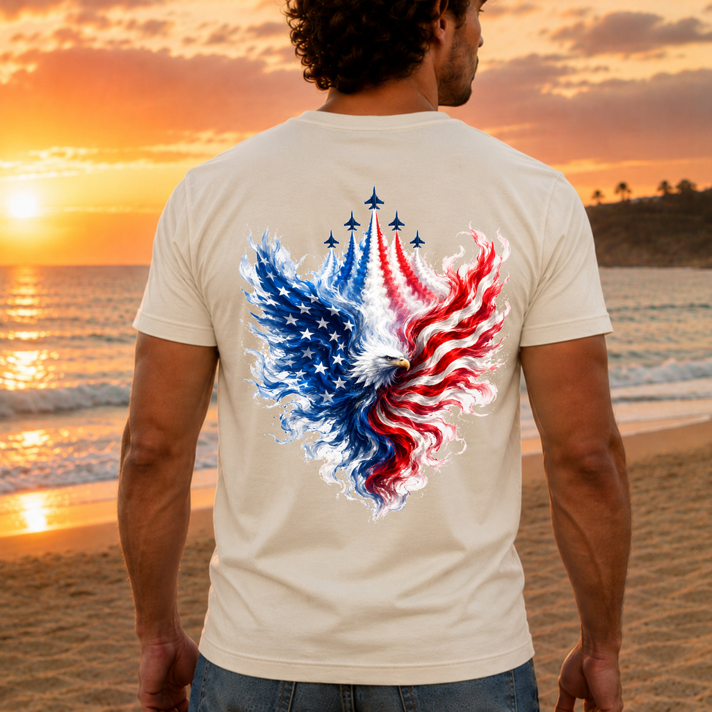4th of July Fighter Jet Tee