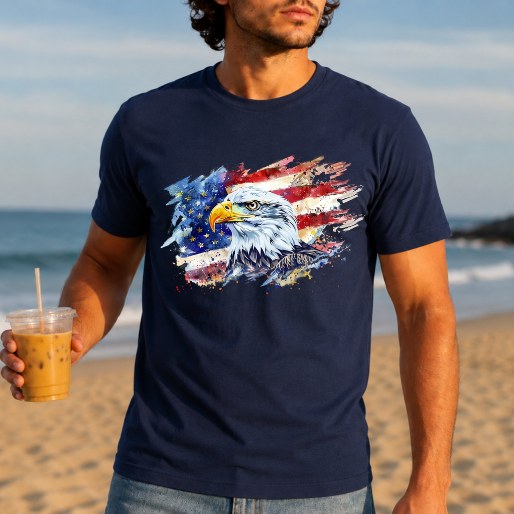 American Eagle Flag Tee