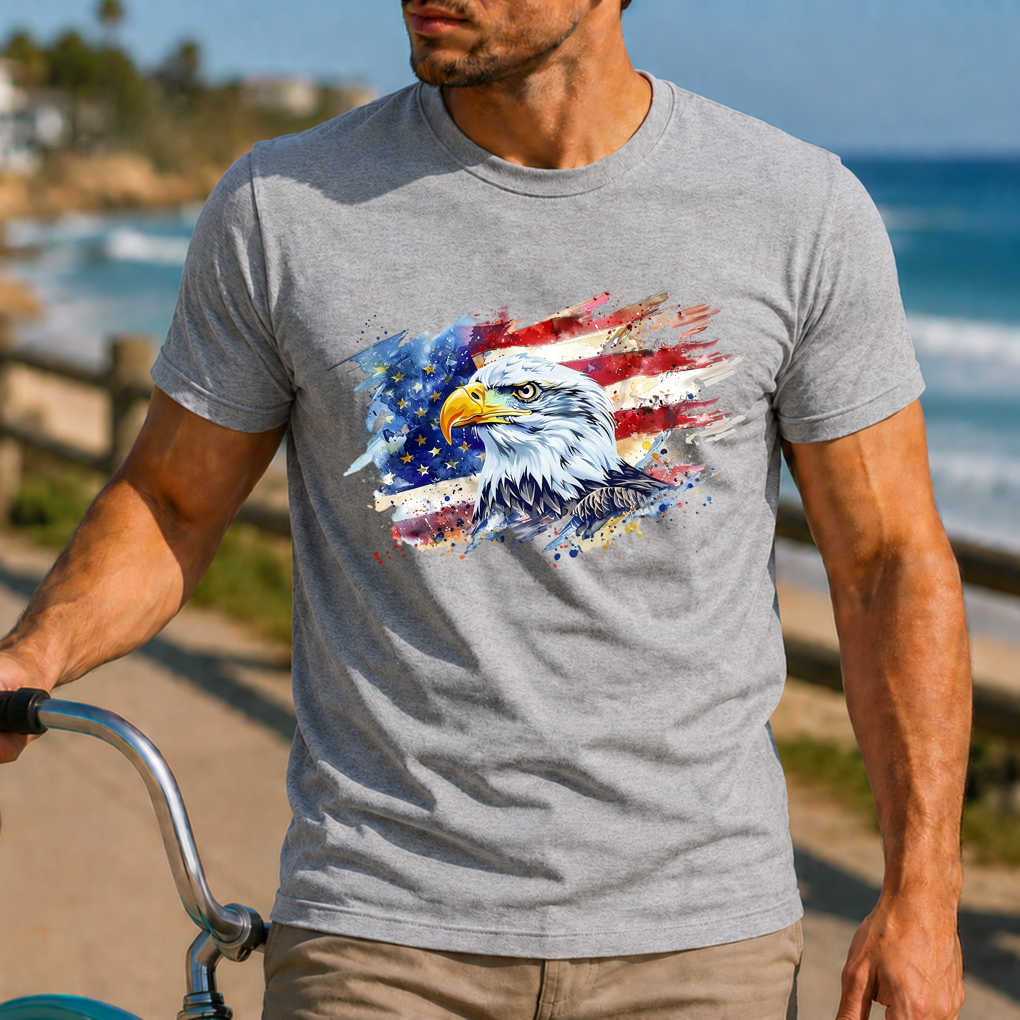 American Eagle Flag Tee