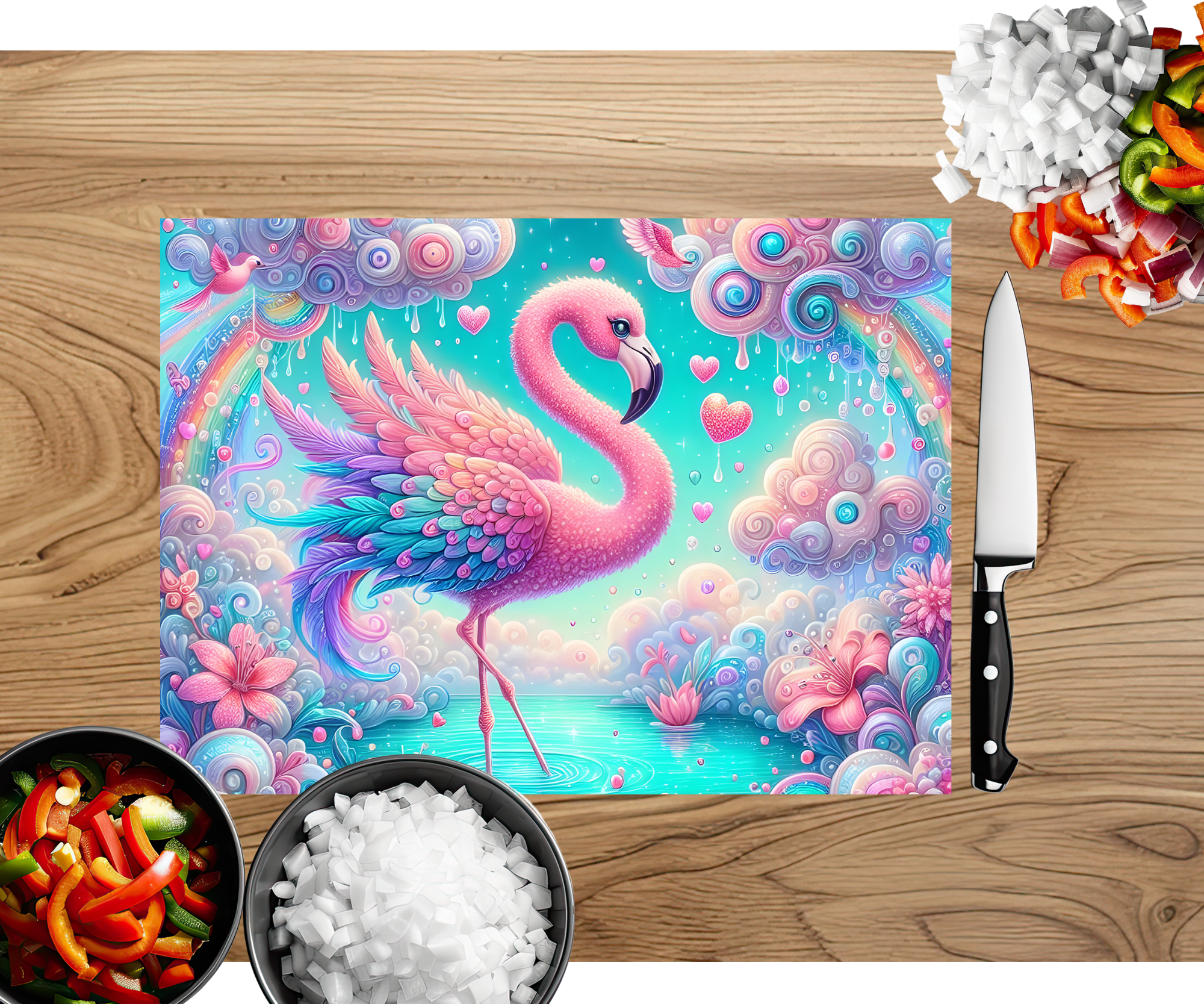 Flamingle & Chop Cutting Boards