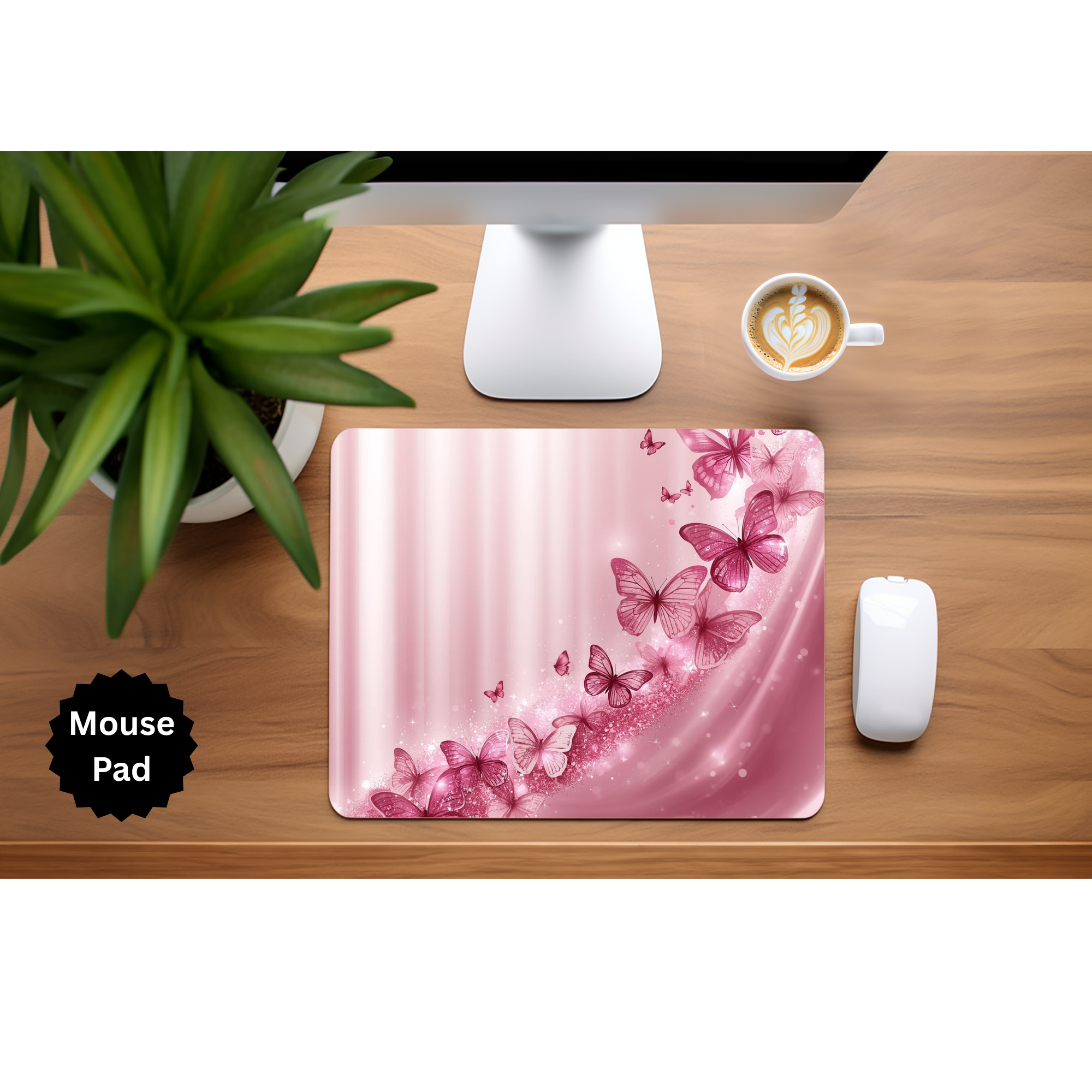 Butterfly mouse pad