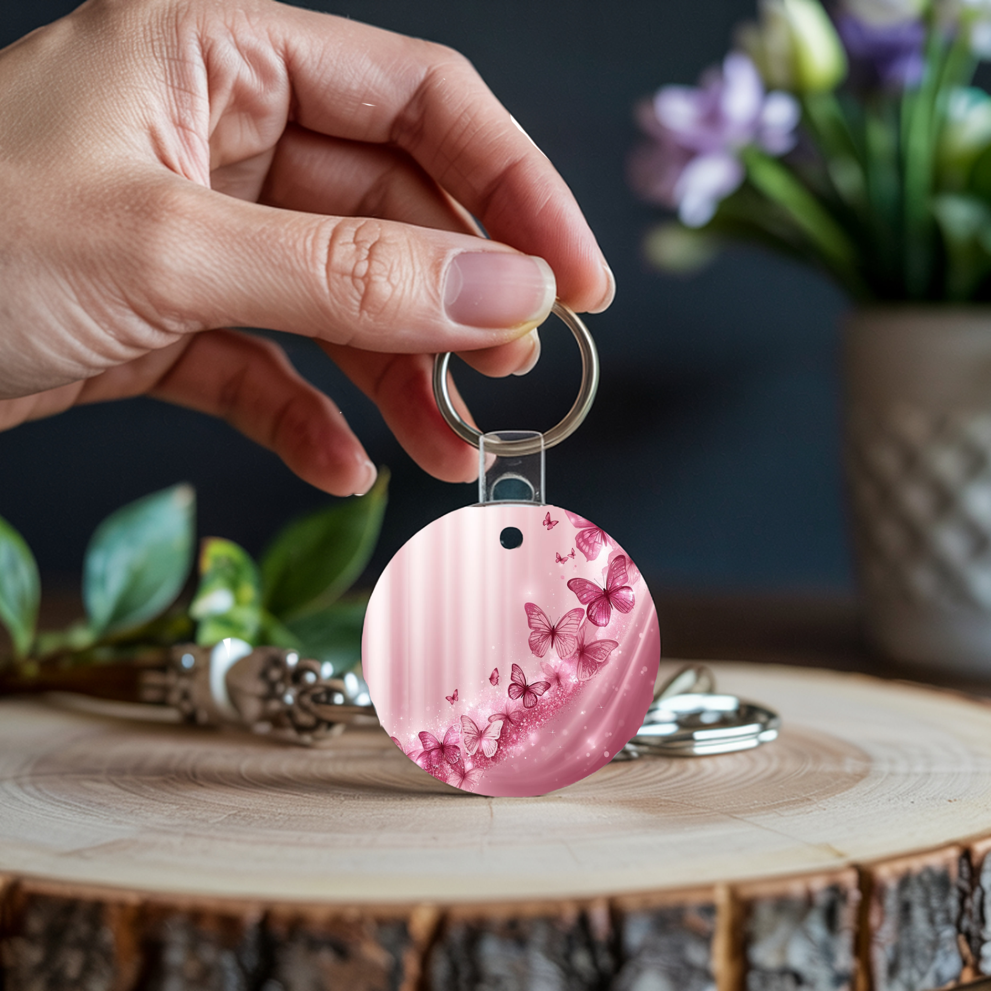 Butterfly Keychain