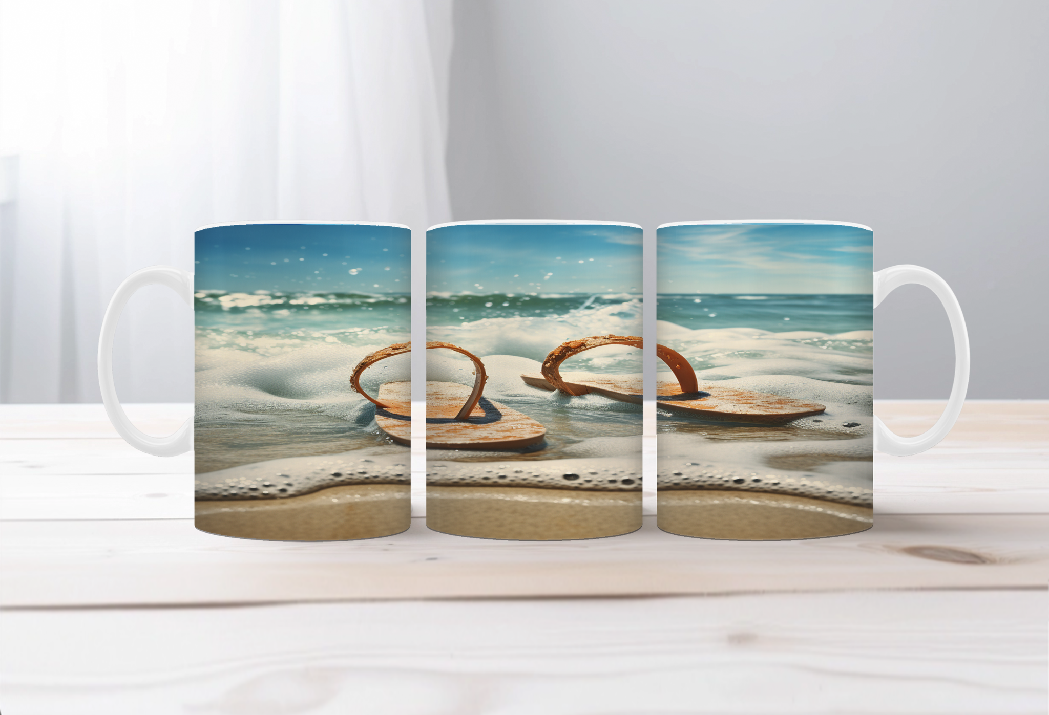 Beachy Bliss coffee mugs