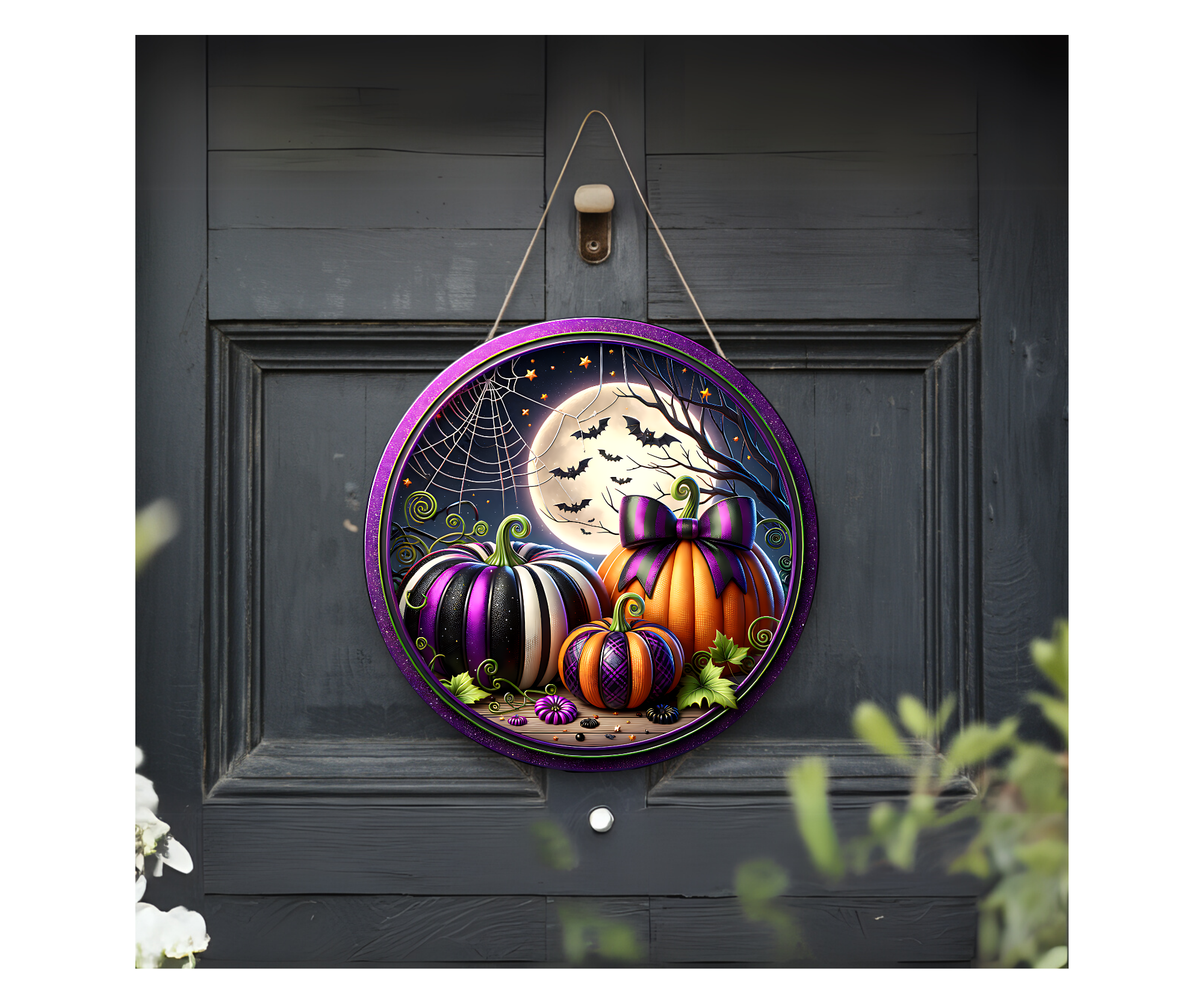 Spooky season Halloween Door signs