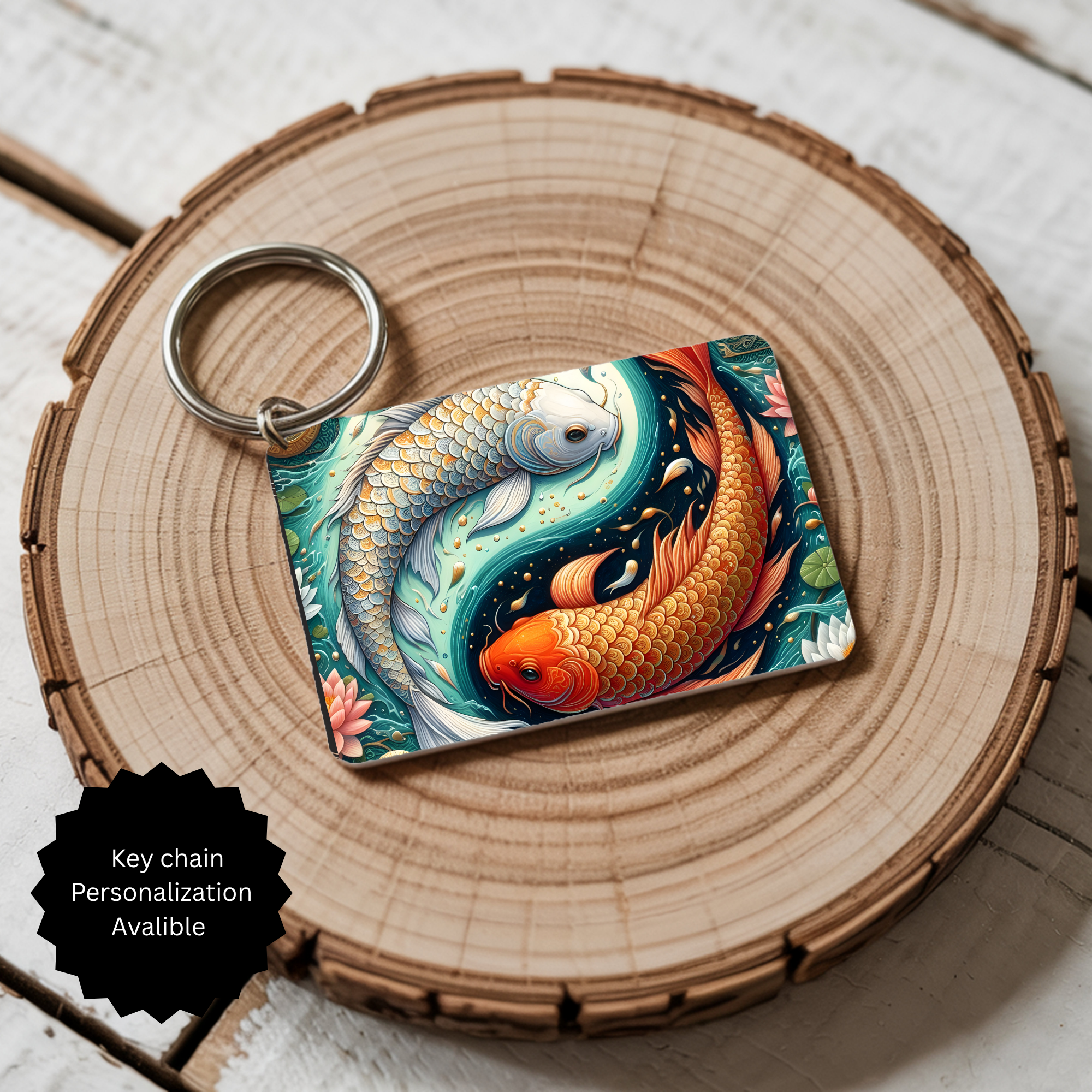 Koi Fish Keychain