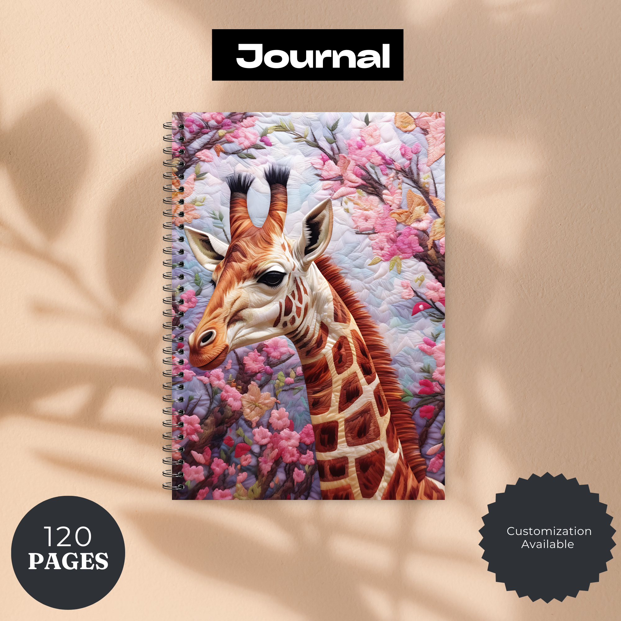 Tall & Kind Giraffe Writing Journal