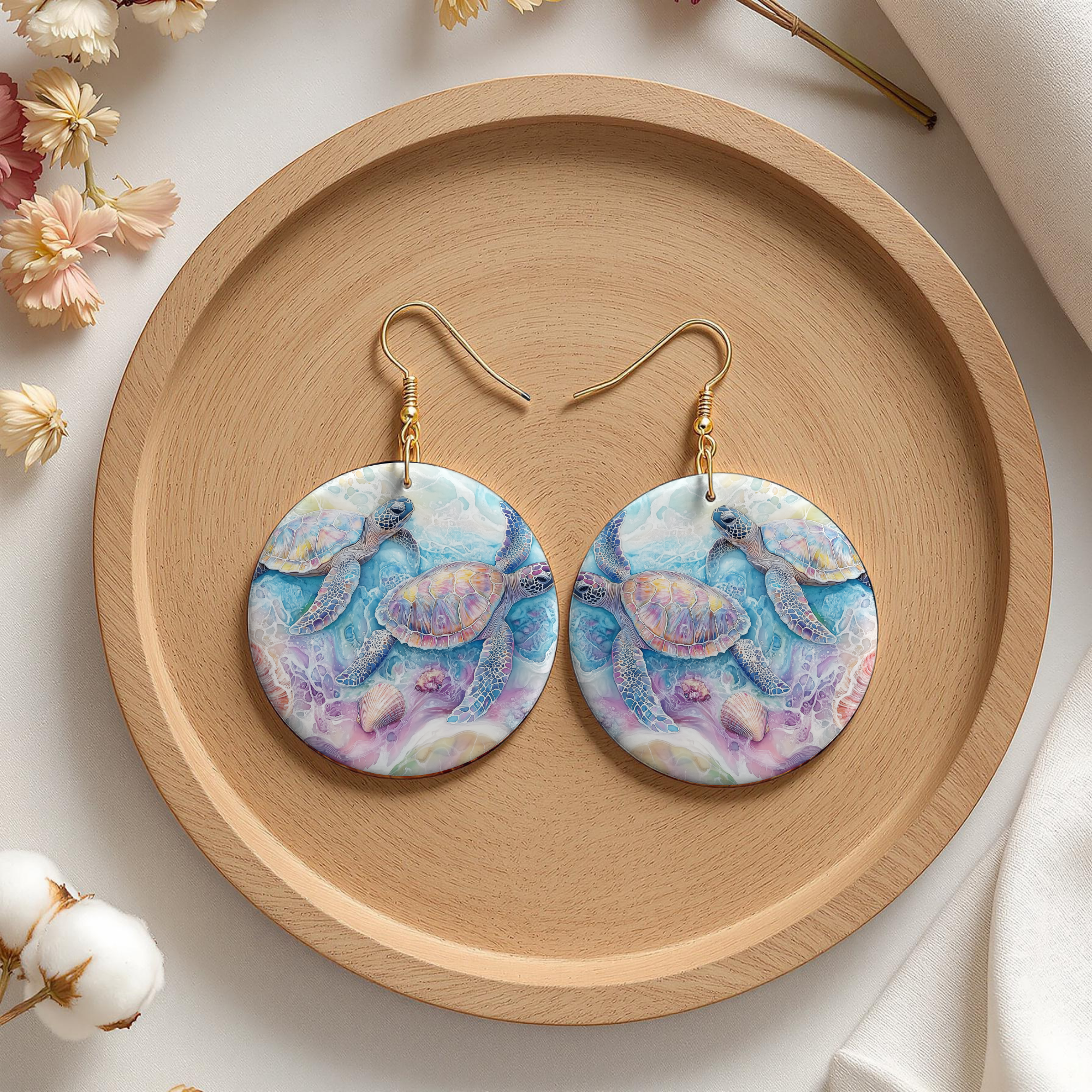 Sea Turtle Earrings — Choose Your Design