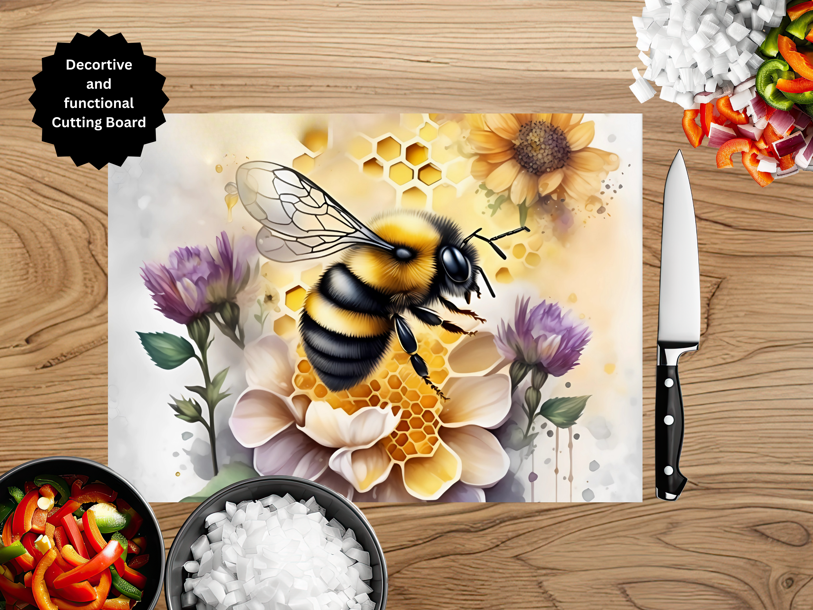 Honeybee Cutting board