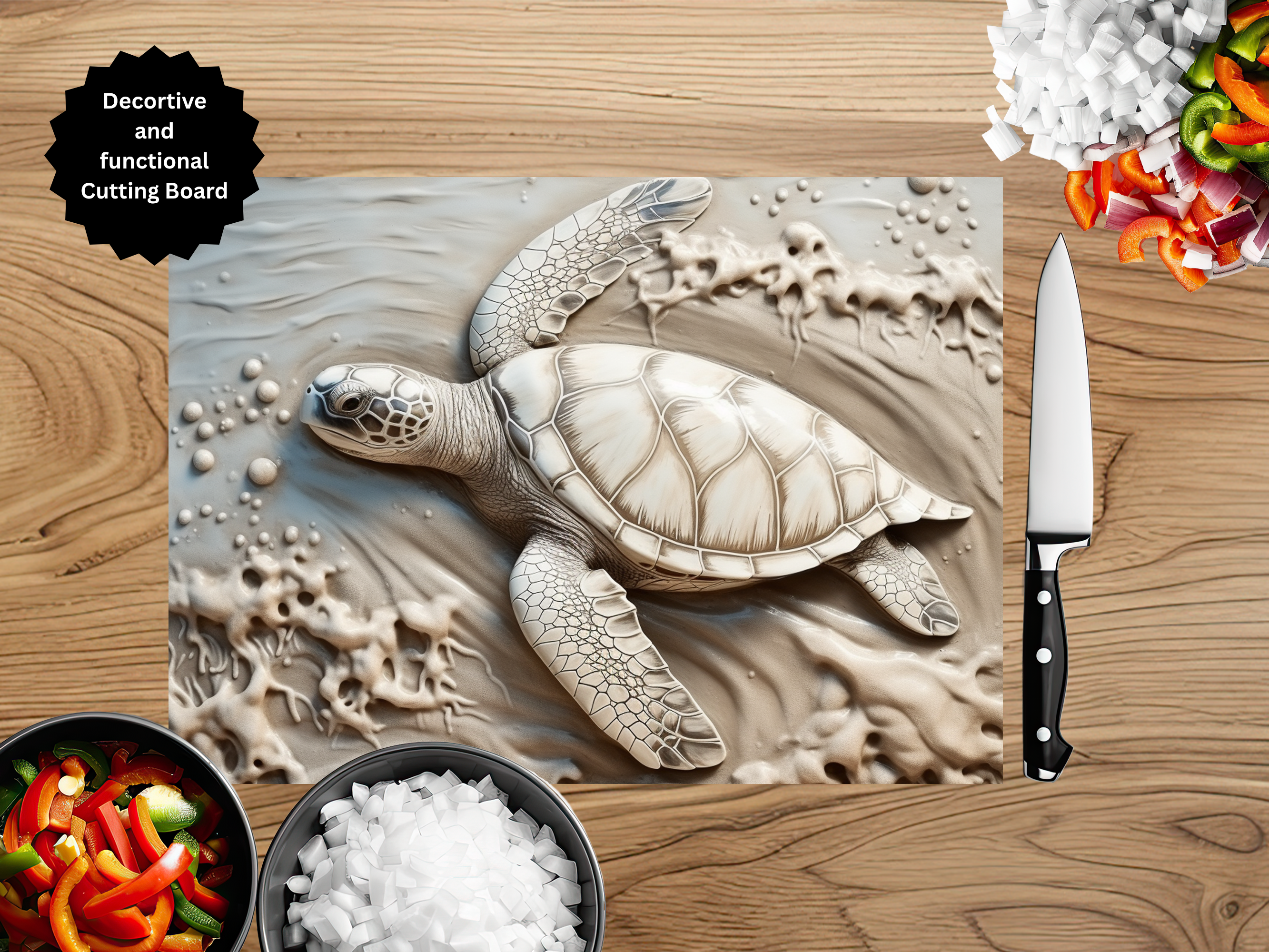 Sea Turtle Cutting Board
