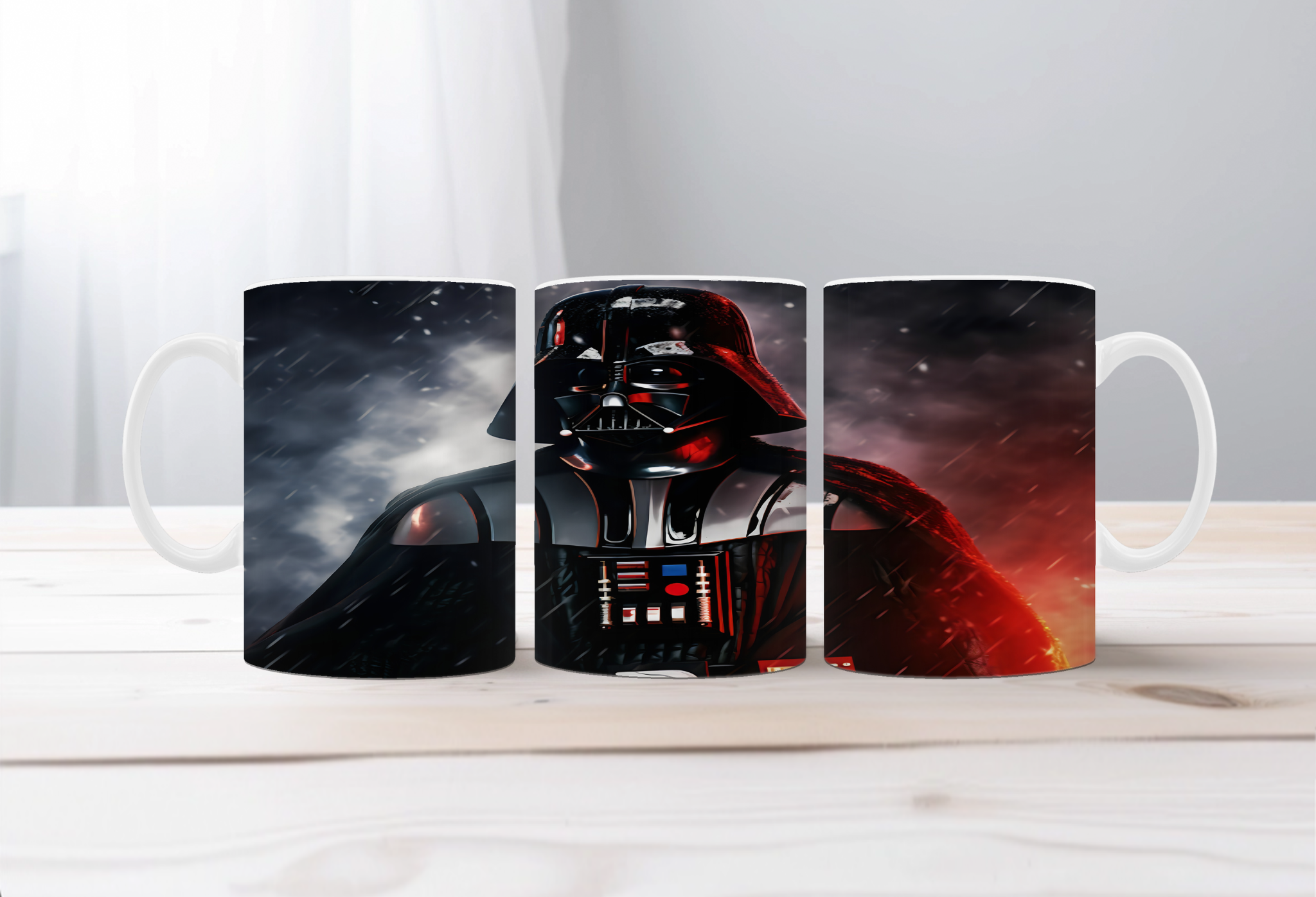 Vader image Coffee Mugs. Start your morning on the Dark Side — in the best way.