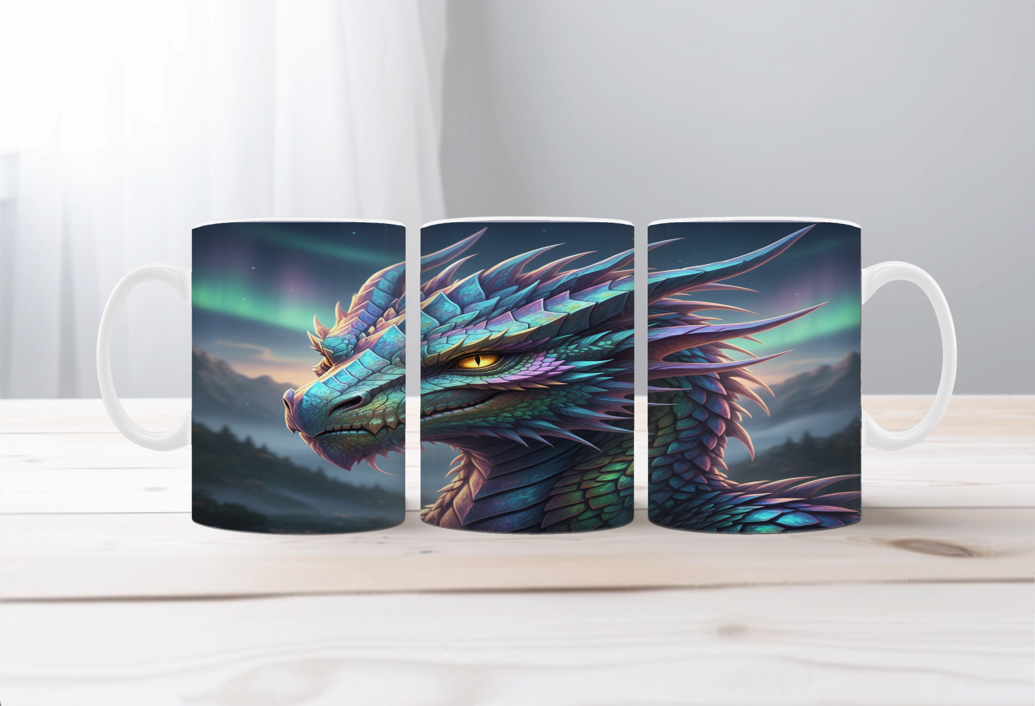 Majestic Dragon Scales Coffee Mug